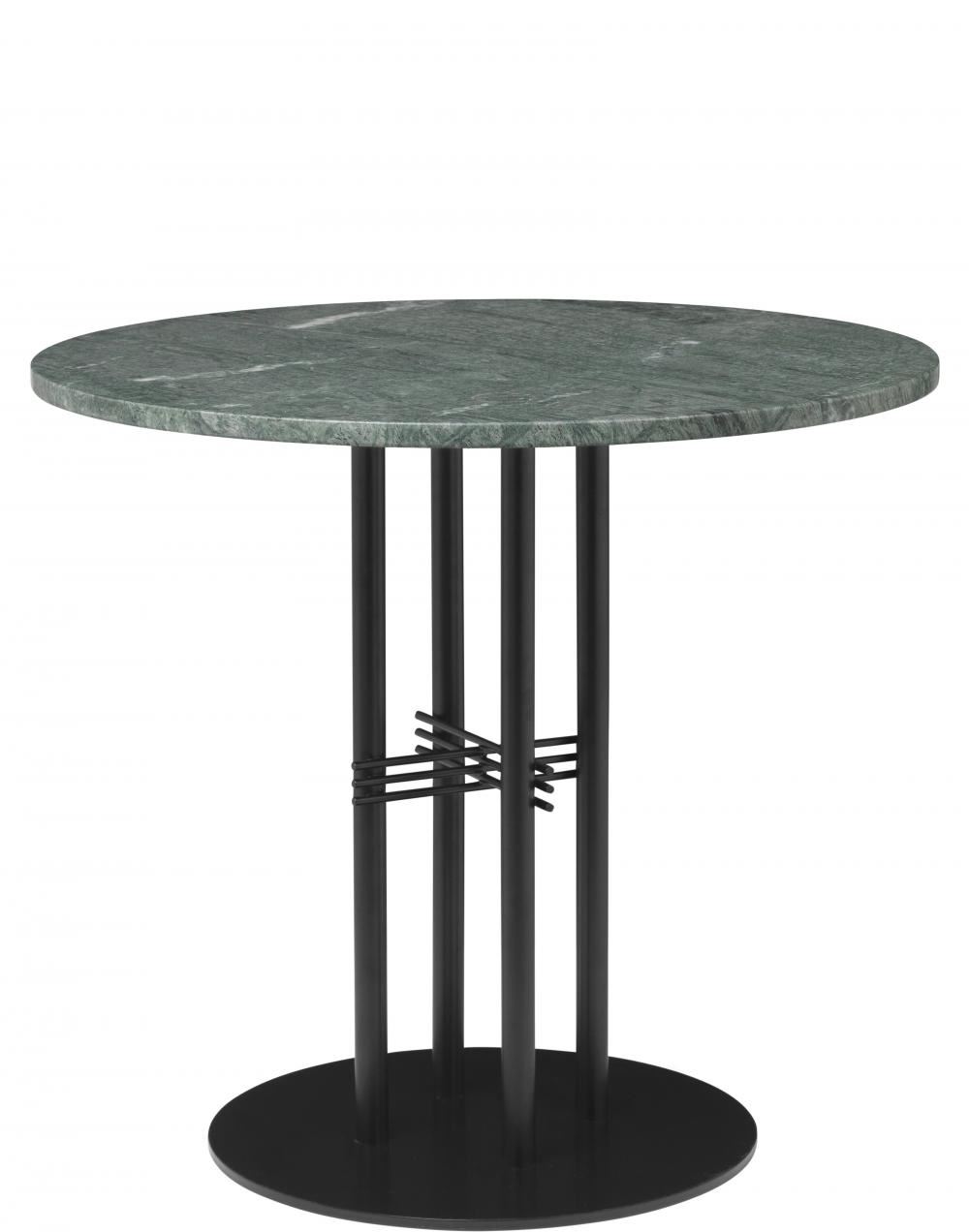 Ts Column Dining Table Black Base Marble 80green