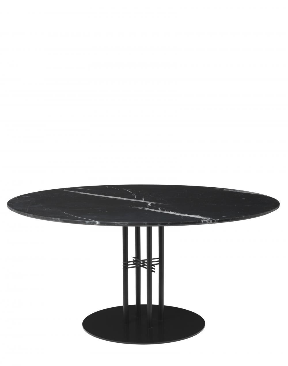 Ts Column Dining Table Black Base Marble 150black