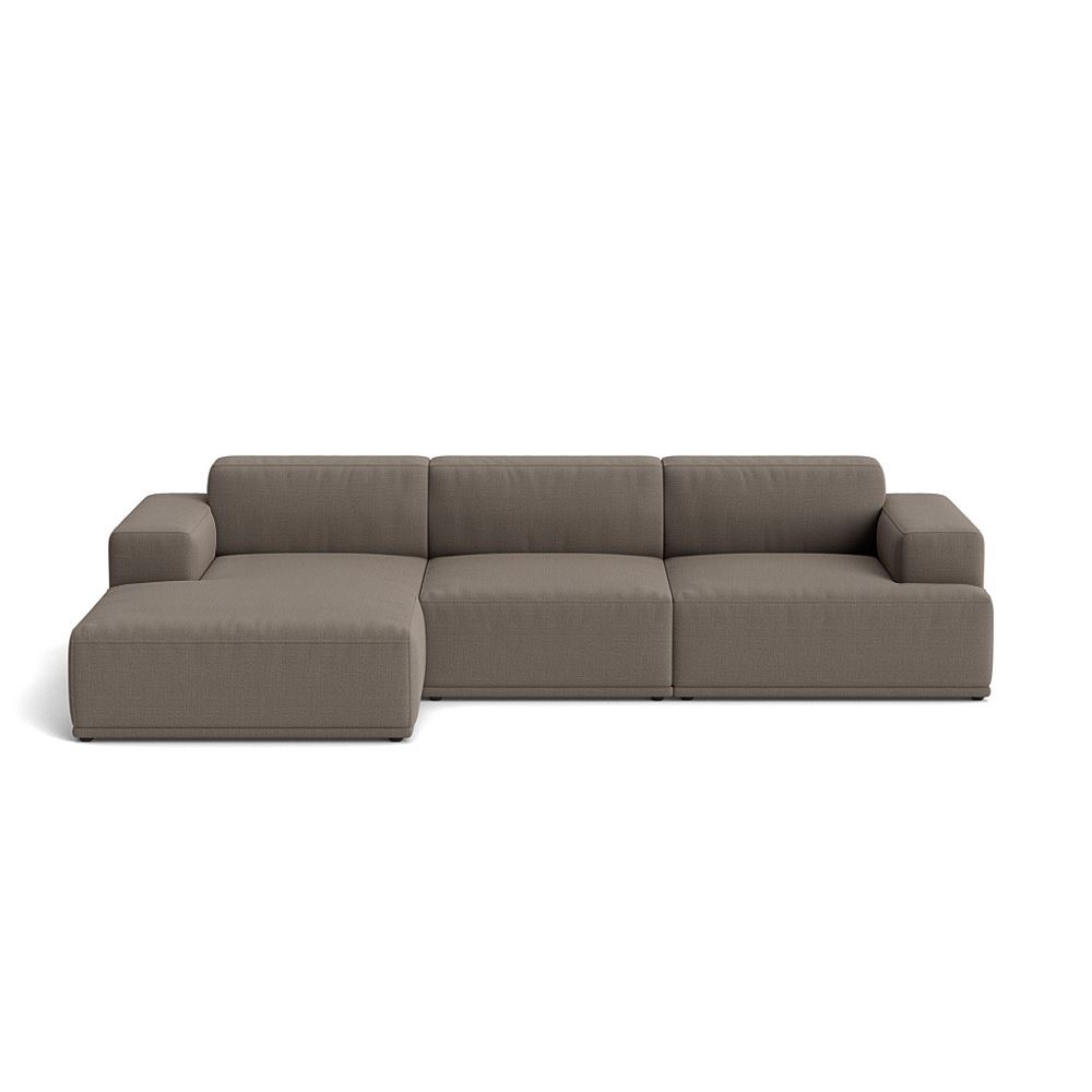 Connect Soft Modular Sofa 3seater Configuration 3 Plastic Black Canvas 264