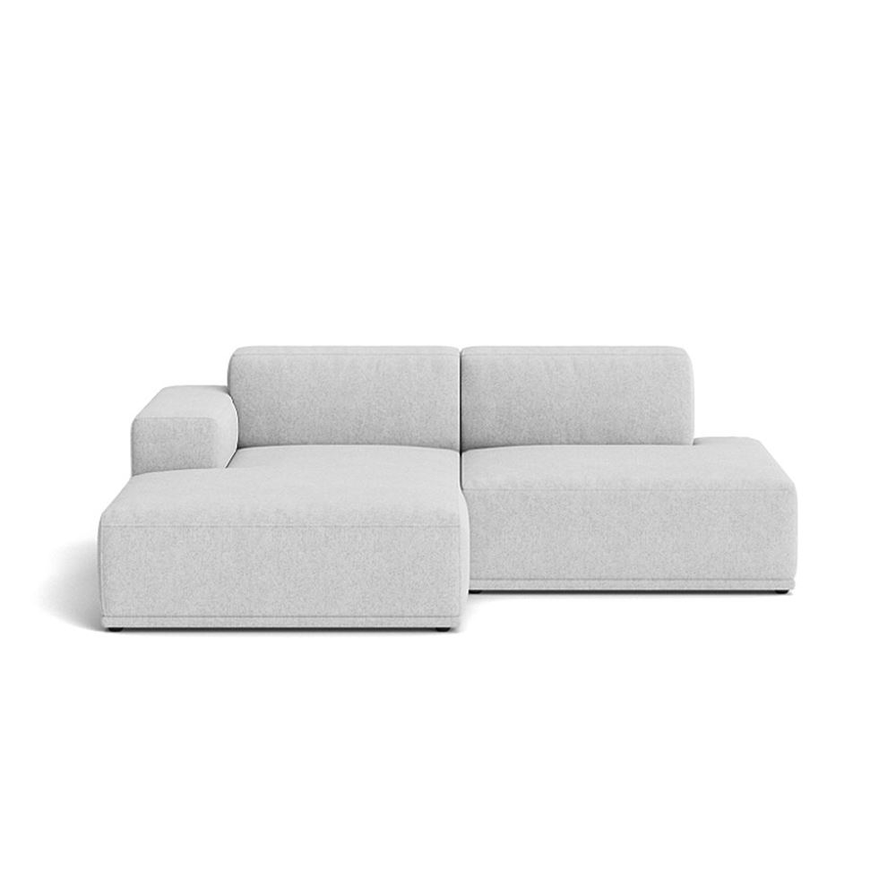 Connect Soft Modular Sofa 2seater Configuration 3 Plastic Black Hallingdal 116