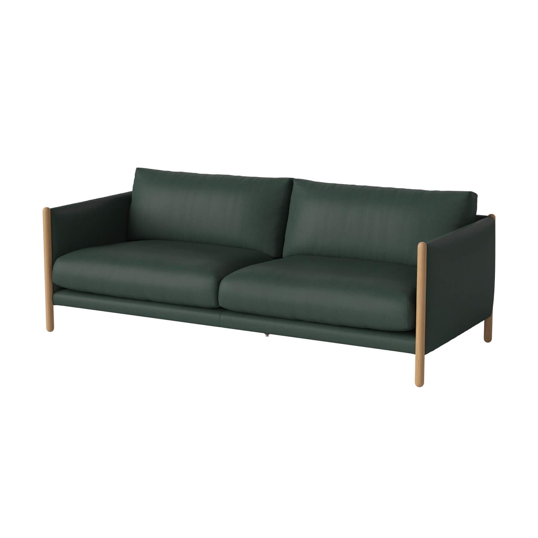 Bolia Hayden Sofa 25 Seater Sofa Oiled Oak Gaja Dark Green Designer Furniture From Holloways Of Ludlow