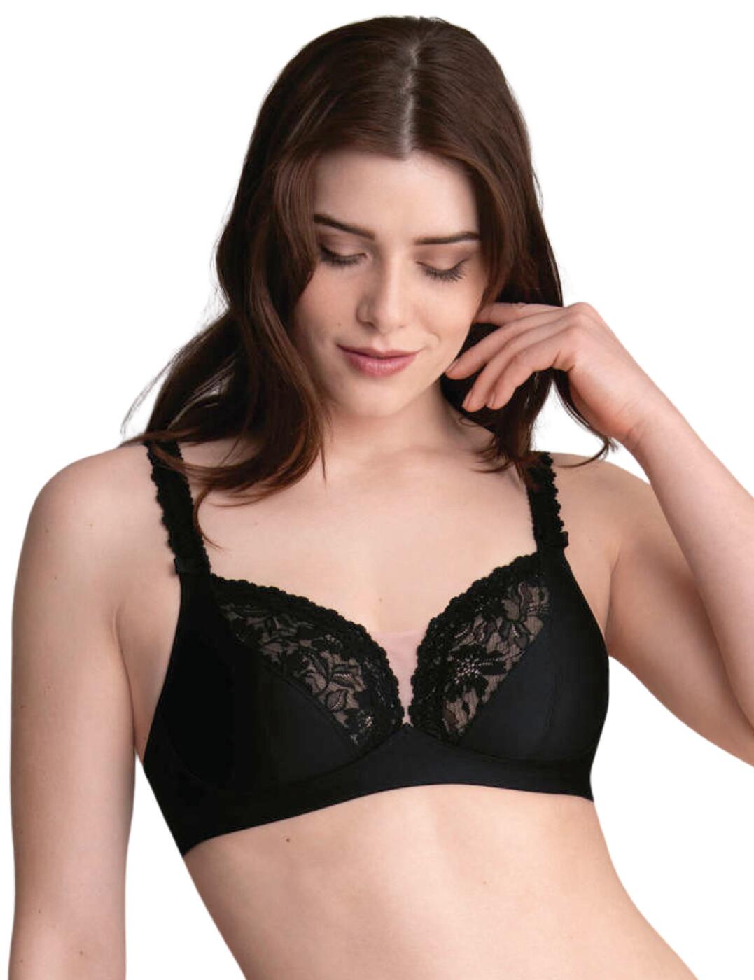 This beautiful post-mastectomy bra is particularly eye-catching in detail with the floral design running from front to back. The Helen series by Anita Care has bought such a stunning aesthetic to the table with a very strong embroidery game, so much so that the floral patterns are clearly seen from at least the other side of the bedroom, which is perfect for alluring your partner in. A wide non-wired underband creates a fit that will keep you upright and secure throughout the day. The adjustable straps which have frilled edging allow for a fit that is right for you, the straps also have small bows attaching the cups to the straps which provide a very feminine touch. The prosthesis pockets are made from the softest cotton which lies gently against the skin which makes such a comfortable fit.  Anita Care post-mastectomy bra From the Helen series Hook and eye closure Full cup coverage Wireless Embroidery detailing around most of the bra Frilled adjustable straps Small bows at the start of the straps create the perfect finish Soft cotton prosthesis pockets Wide underband for extra support Country of origin: Thailand Composition: 75% Polyamide &pipe; 18% Cotton &pipe; 7% Elastane Listed in UK sizes  57497-101525-1315562 4769X Post Mastectomy Bra