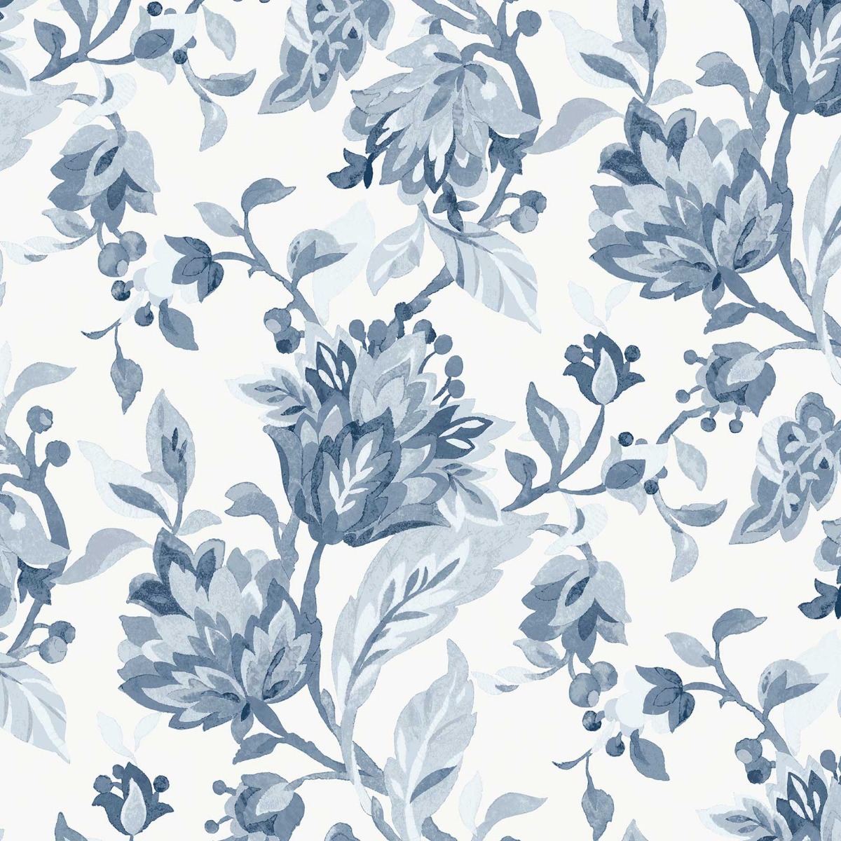 Laura Ashley Adwick Trail Wallpaper Dark Seaspray 143327