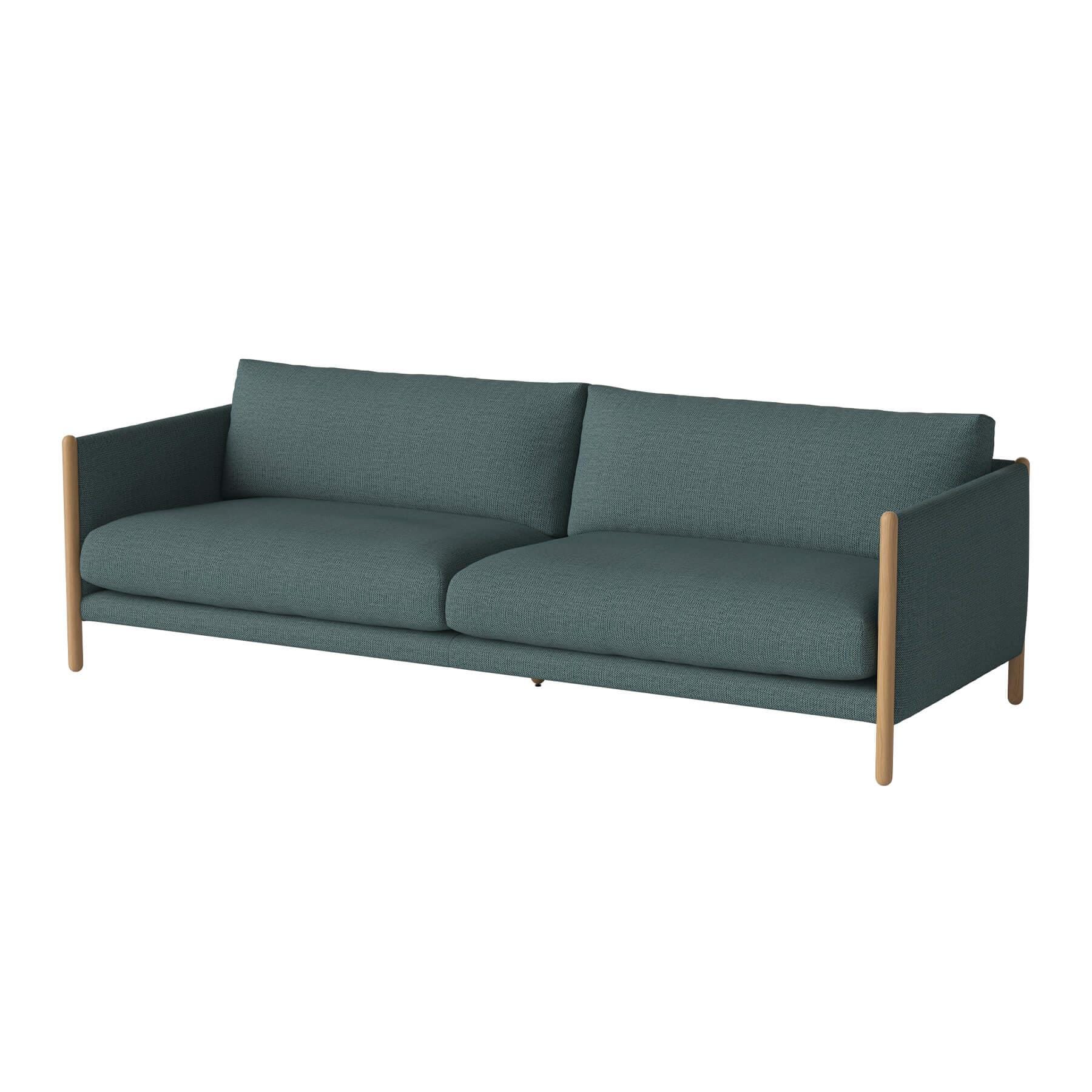 Bolia Hayden Sofa 3 Seater Sofa Oiled Oak London Sea Green Designer Furniture From Holloways Of Ludlow