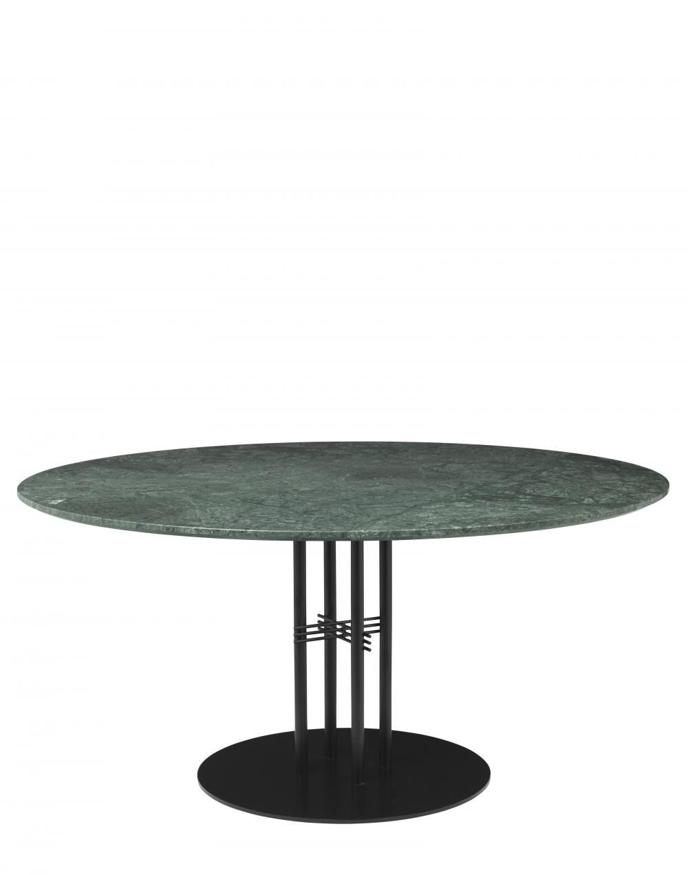 Ts Column Dining Table Black Base Marble 150green