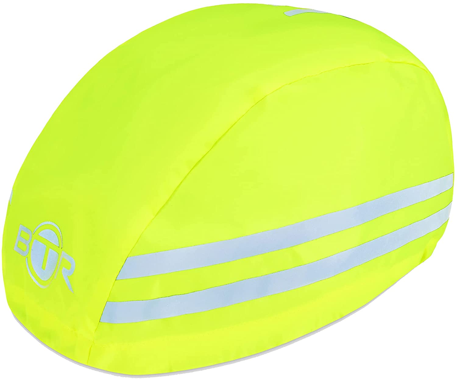 Image of BTR Bicycle High Visibility Waterproof Bike Helmet Cover. High Viz