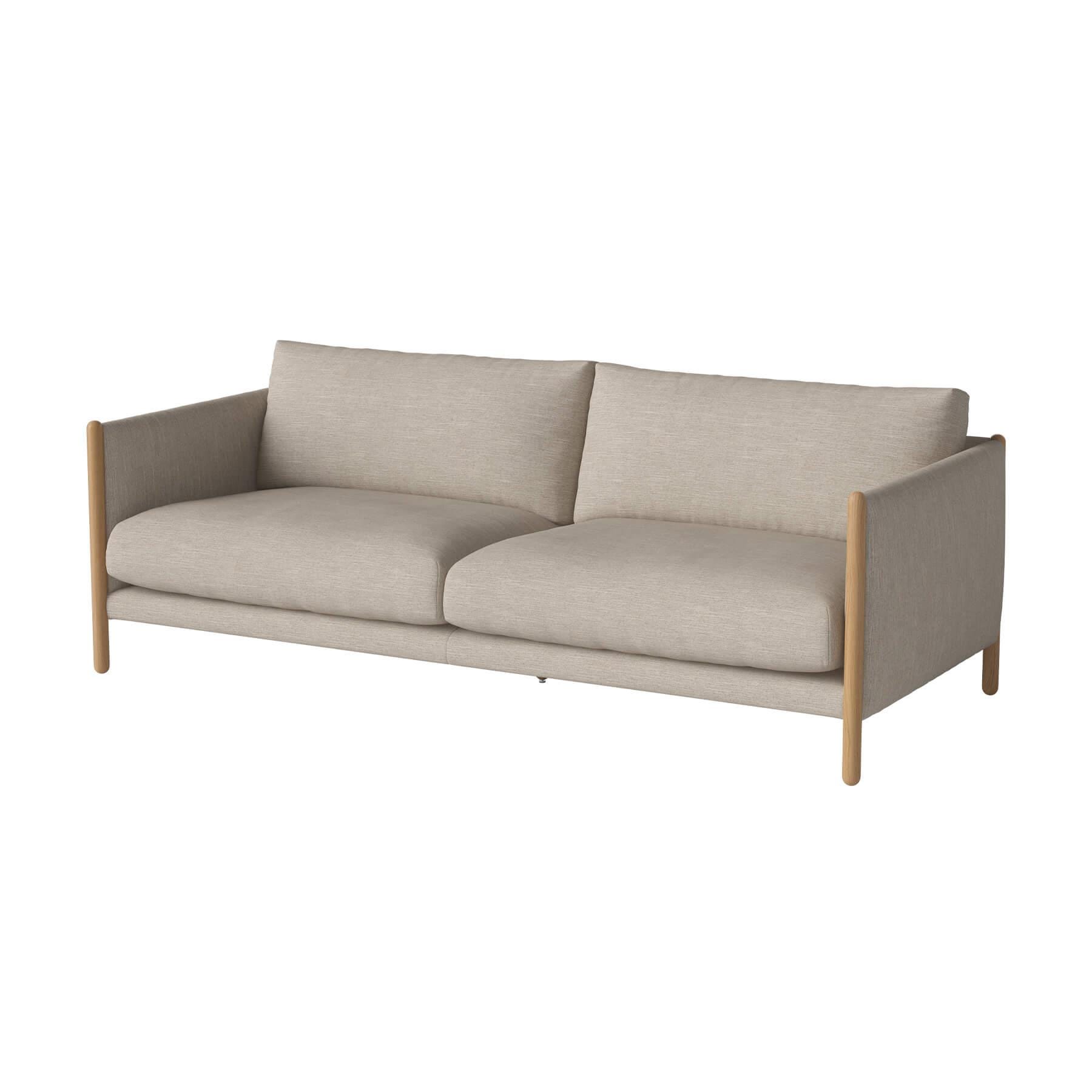 Bolia Hayden Sofa 25 Seater Sofa Oiled Oak Baize Sand Brown Designer Furniture From Holloways Of Ludlow