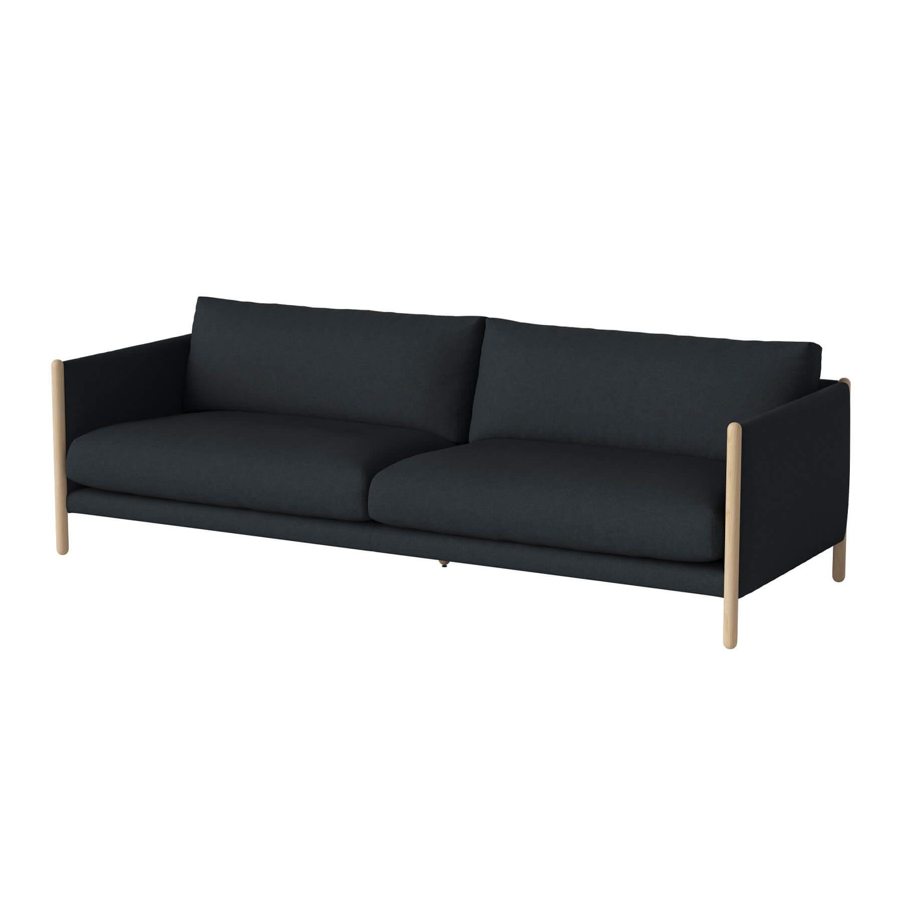 Bolia Hayden Sofa 3 Seater Sofa White Oiled Oak Qual Navy Blue Designer Furniture From Holloways Of Ludlow
