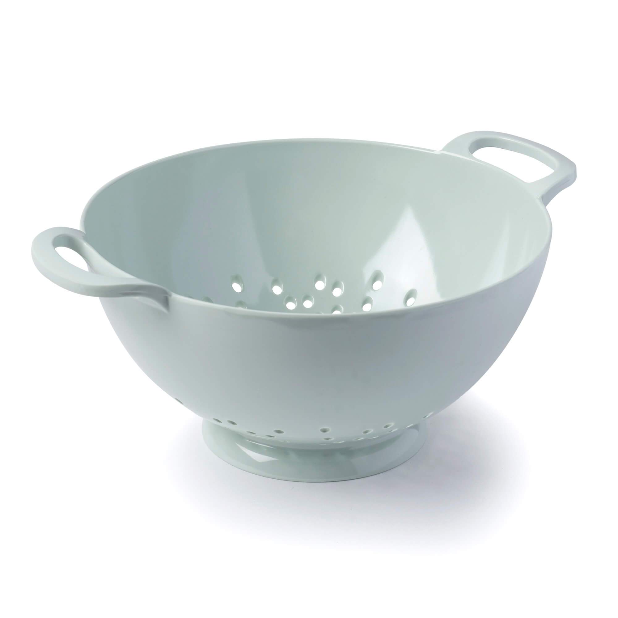 Zeal Melamine Colander Strainer, Medium, 20cm, Sage Green