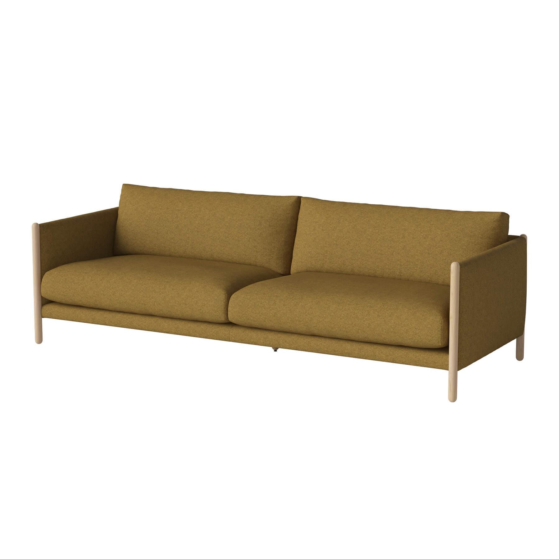 Bolia Hayden Sofa 3 Seater Sofa White Oiled Oak Qual Curry Brown Designer Furniture From Holloways Of Ludlow