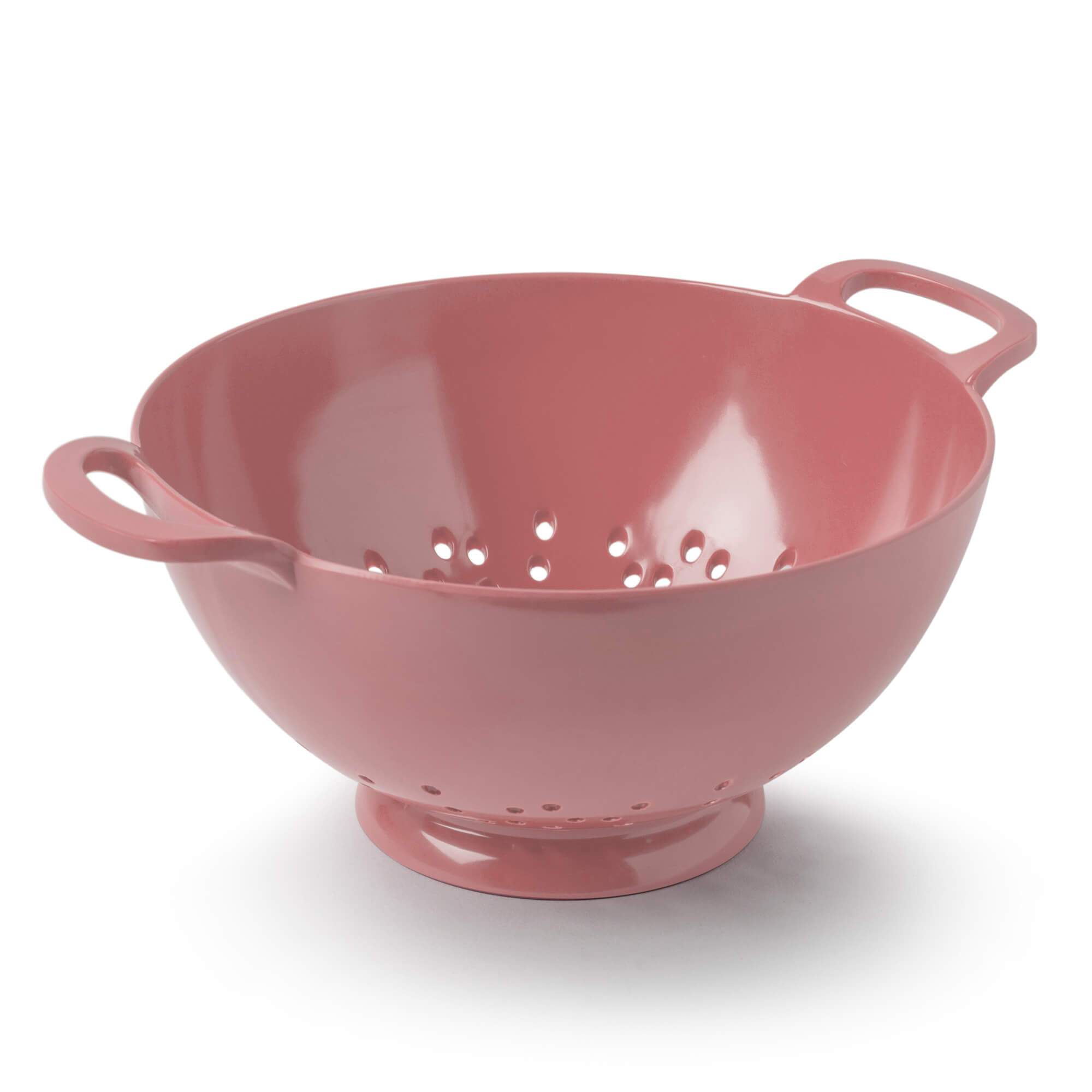 Zeal Melamine Colander Strainer, Medium, 20cm, Rose Pink