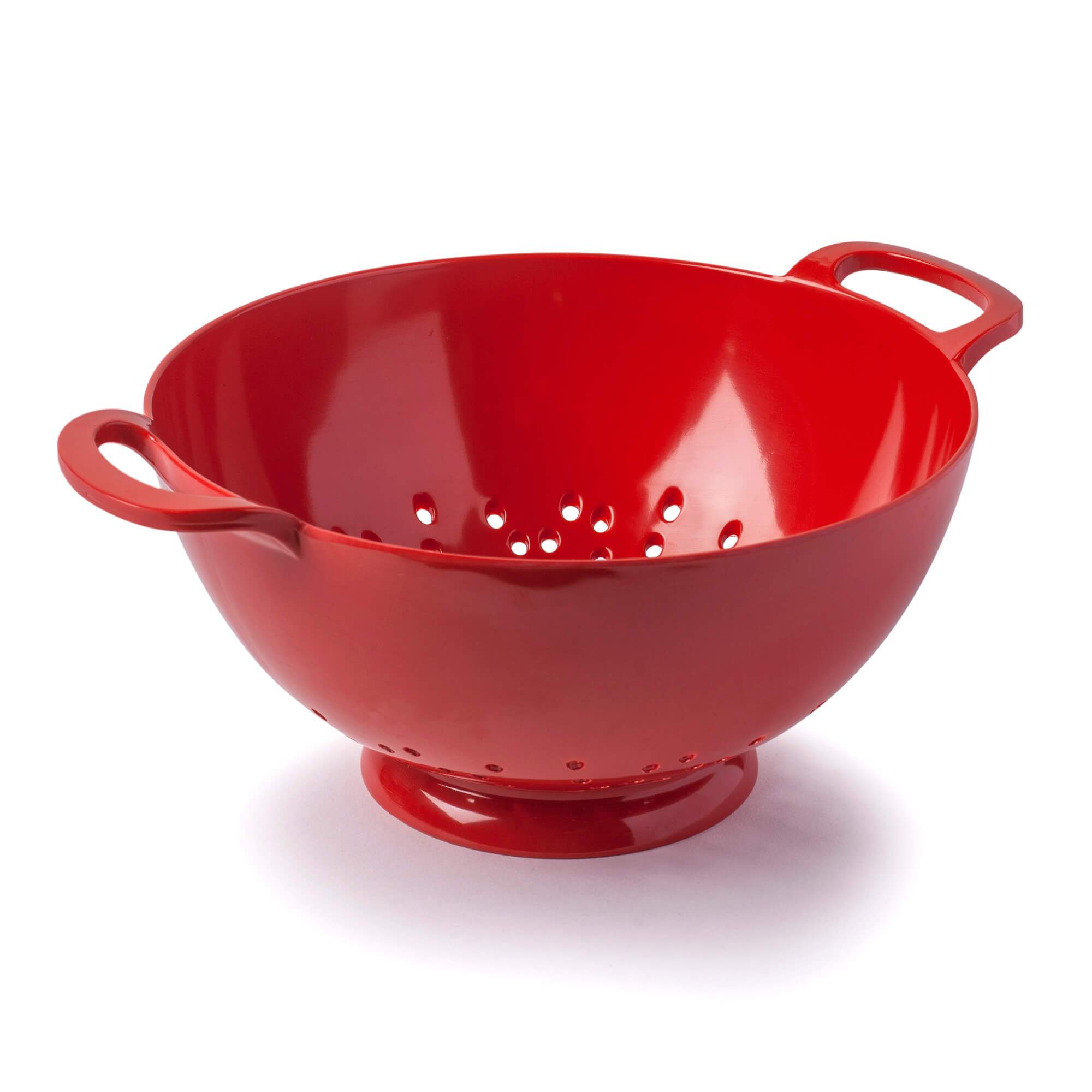 Zeal Melamine Colander Strainer, Medium, 20cm, Red