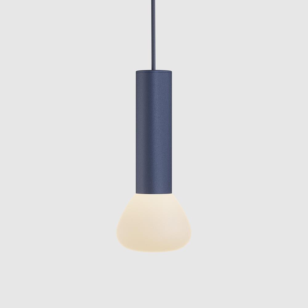 Lambert Fils Parc 02 Pendant Midnight Blue No Anchor Straight Blue Designer Pendant Lighting