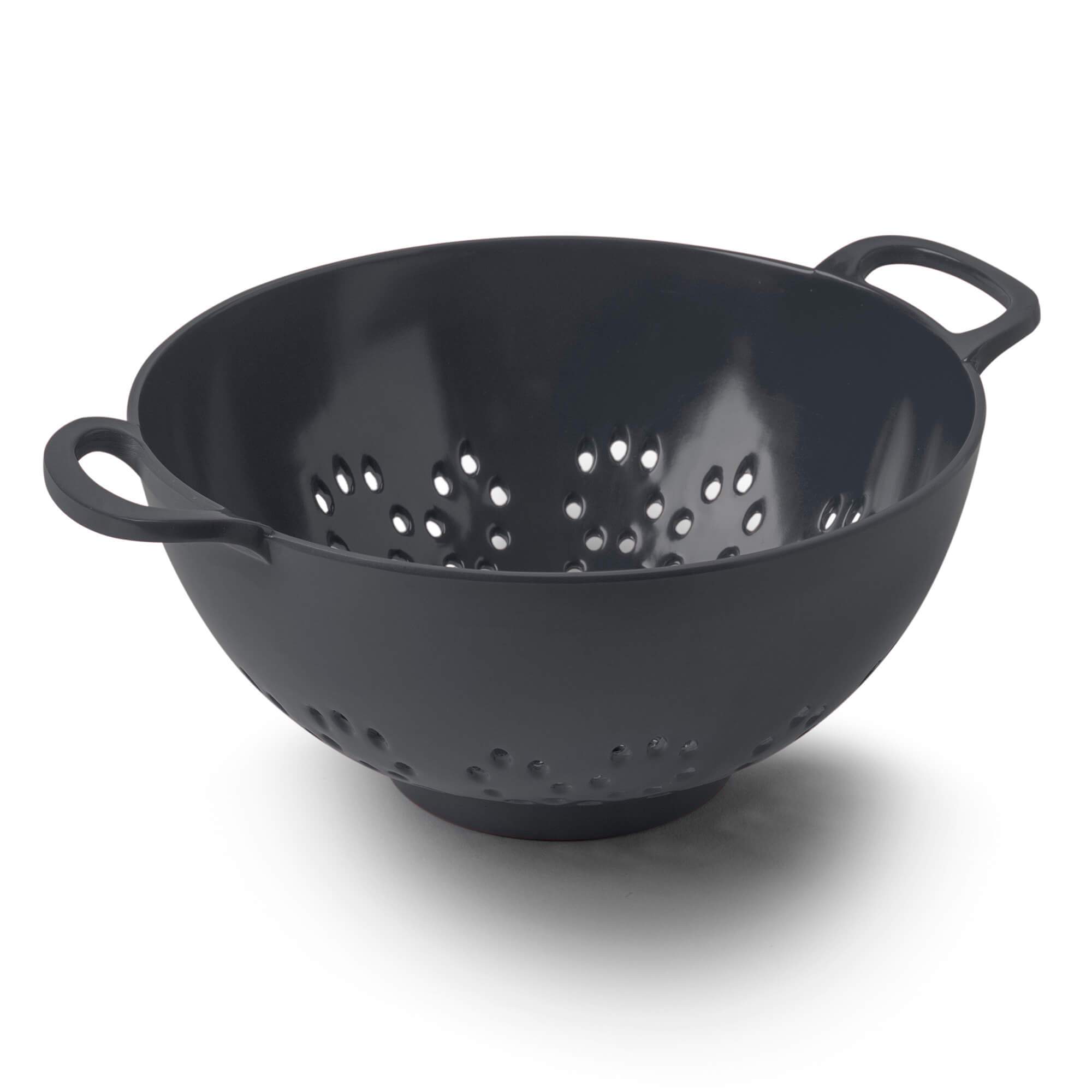 Zeal Premium Melamine Colander Strainer, Small, 15cm, Dark Grey