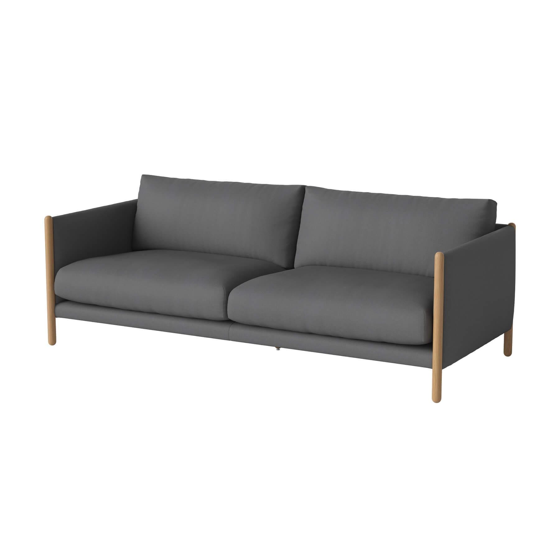 Bolia Hayden Sofa 25 Seater Sofa Oiled Oak Gaja Dark Grey Designer Furniture From Holloways Of Ludlow