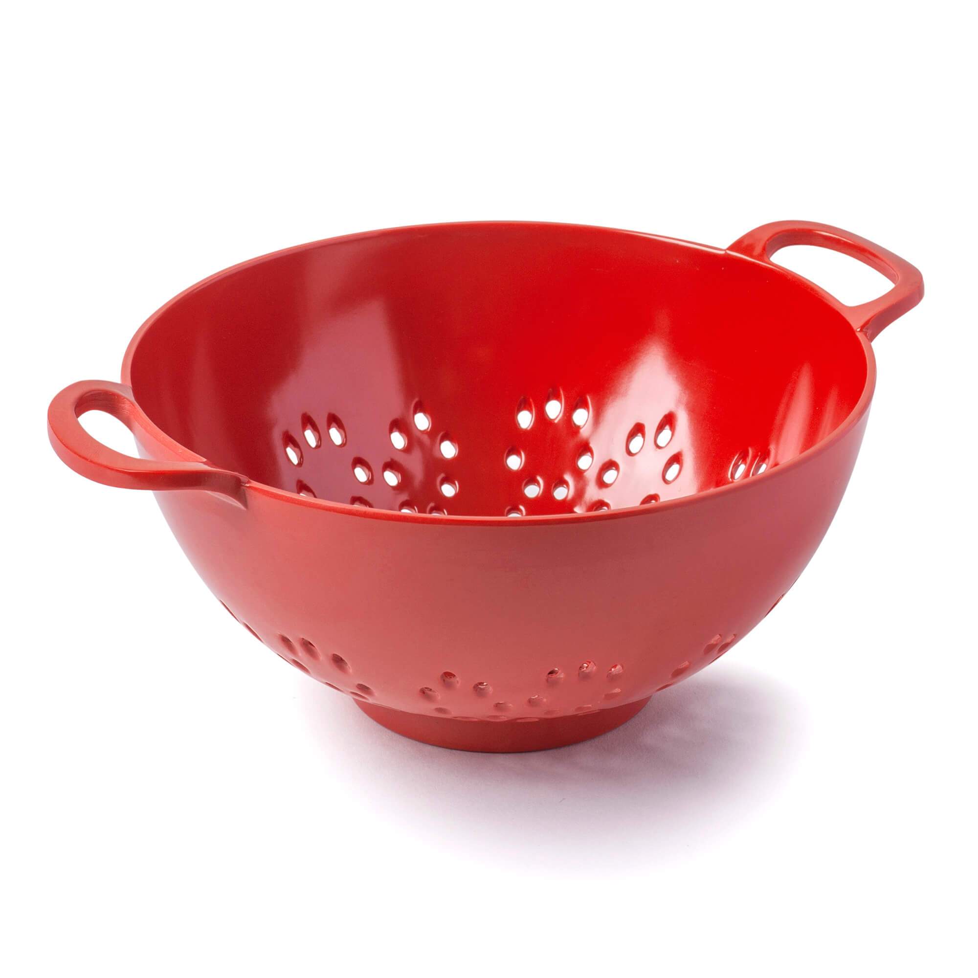 Zeal Premium Melamine Colander Strainer, Small, 15cm, Red