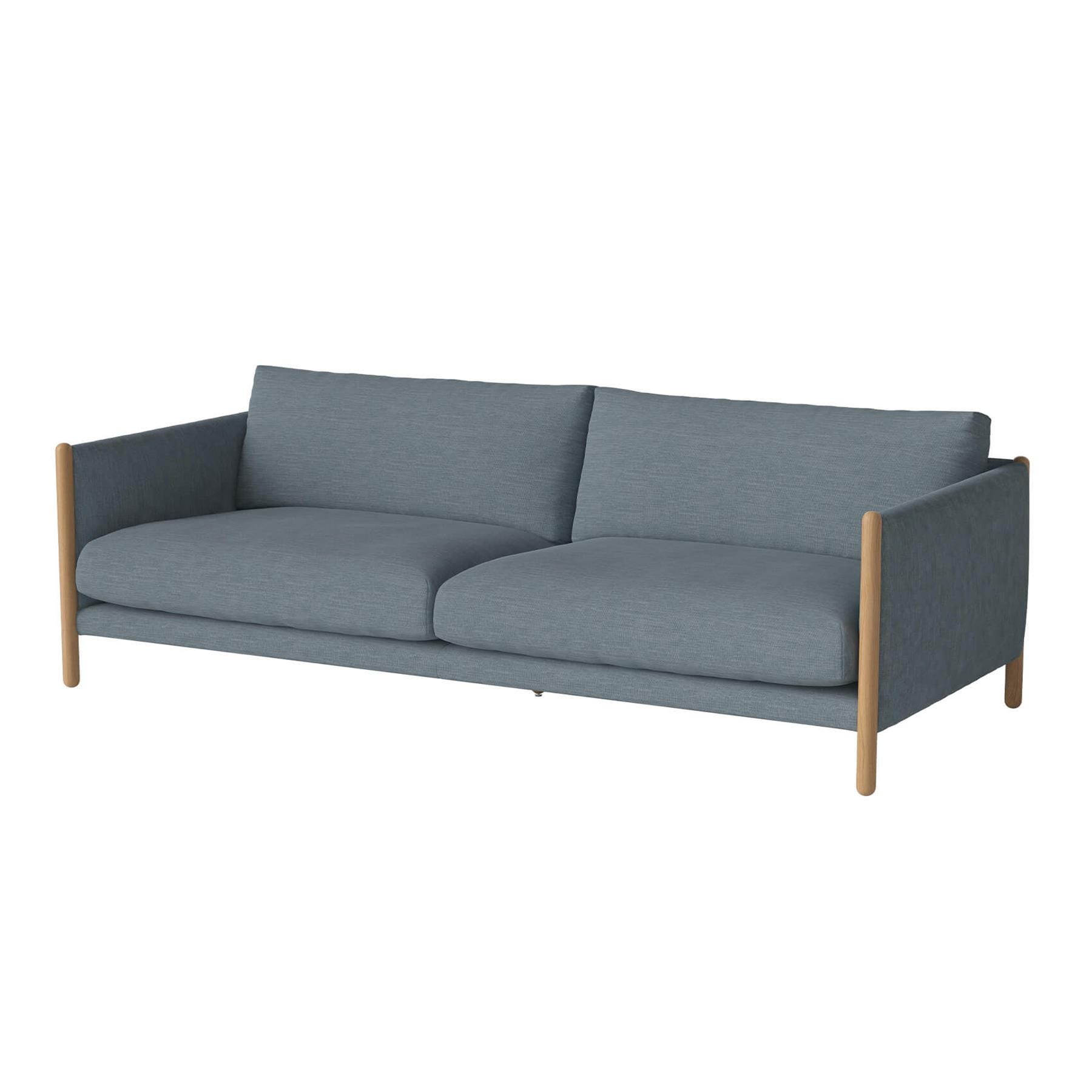 Bolia Hayden Sofa 3 Seater Sofa Oiled Oak Laine Light Blue Designer Furniture From Holloways Of Ludlow