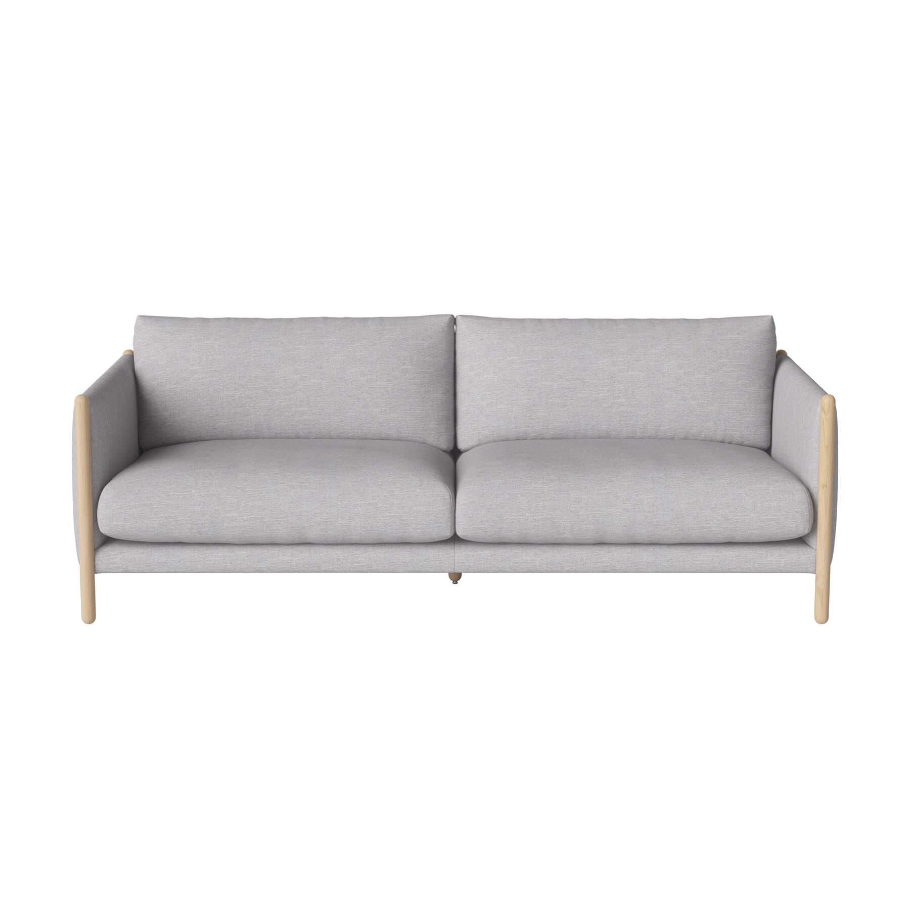 Bolia Hayden Sofa 25 Seater Sofa White Oiled Oak Baize Light Grey Designer Furniture From Holloways Of Ludlow