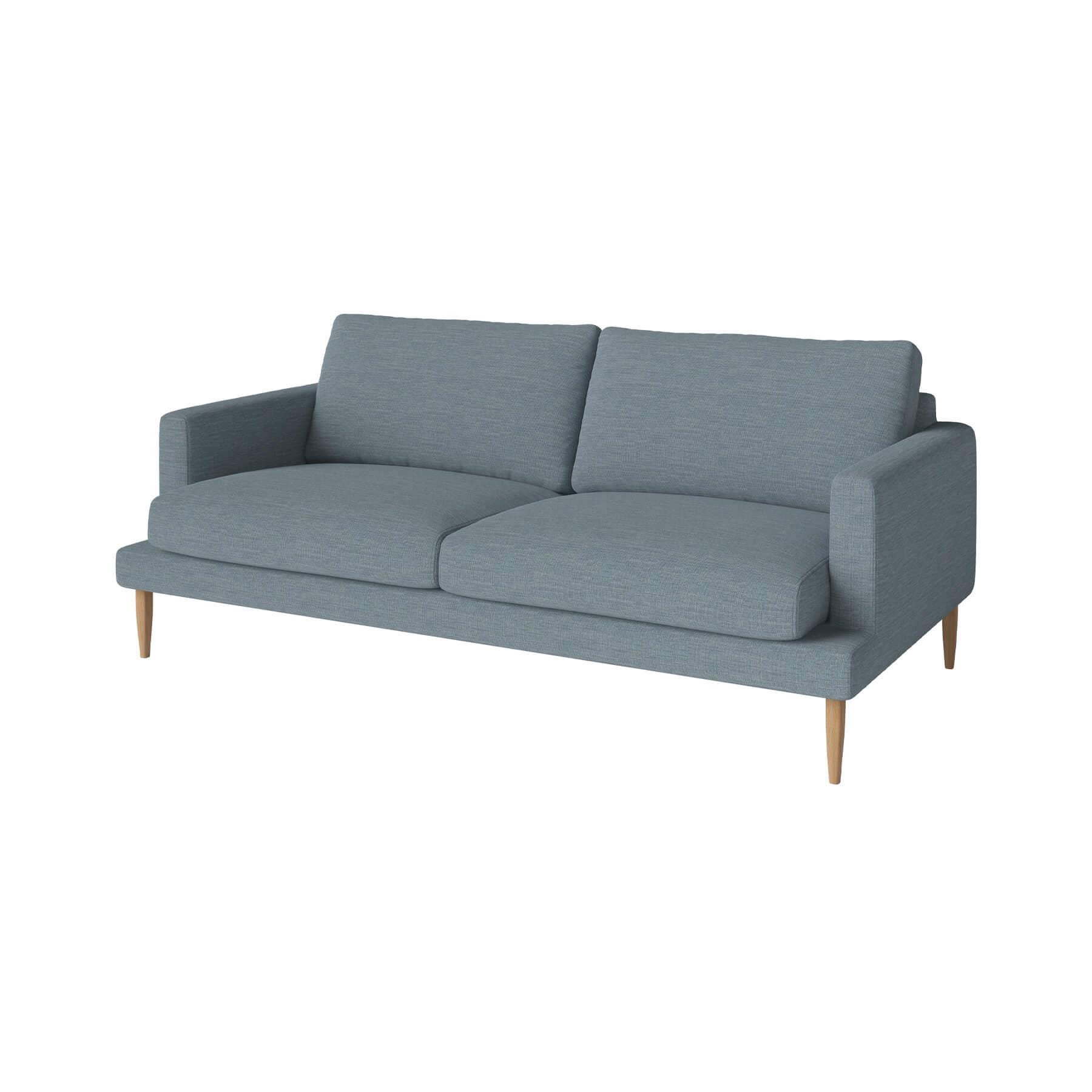 Bolia Veneda Sofa 25 Seater Sofa Oiled Oak Laine Light Blue Designer Furniture From Holloways Of Ludlow