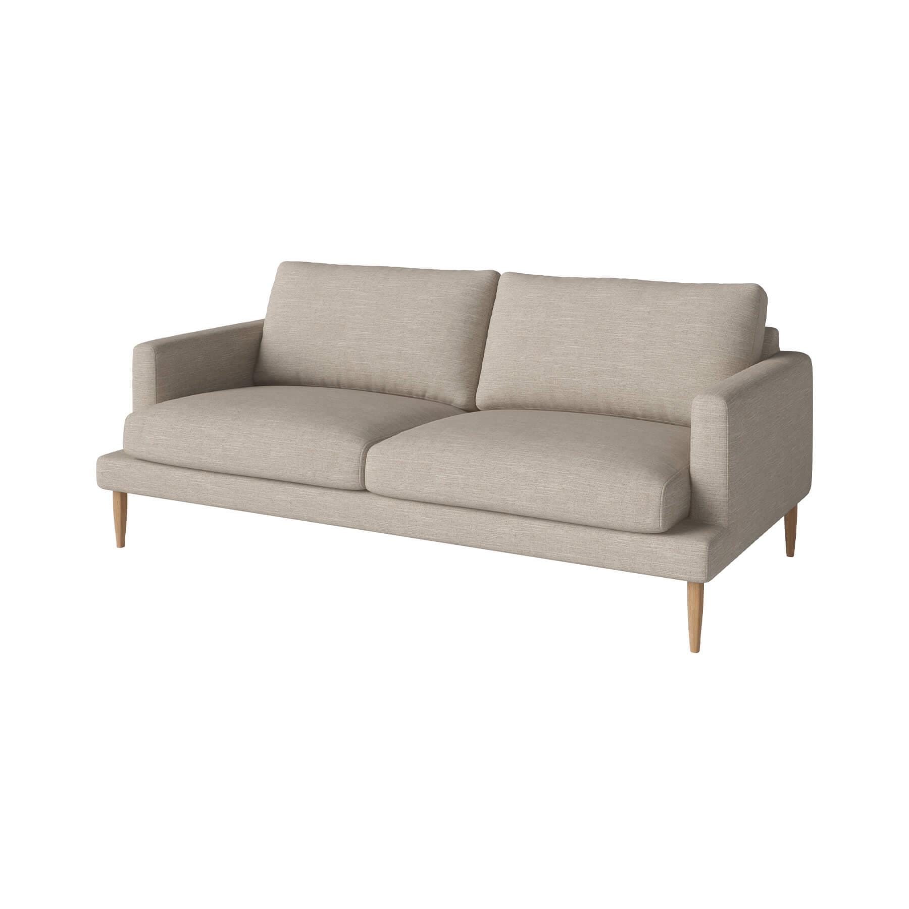 Bolia Veneda Sofa 25 Seater Sofa Oiled Oak Baize Sand Brown Designer Furniture From Holloways Of Ludlow