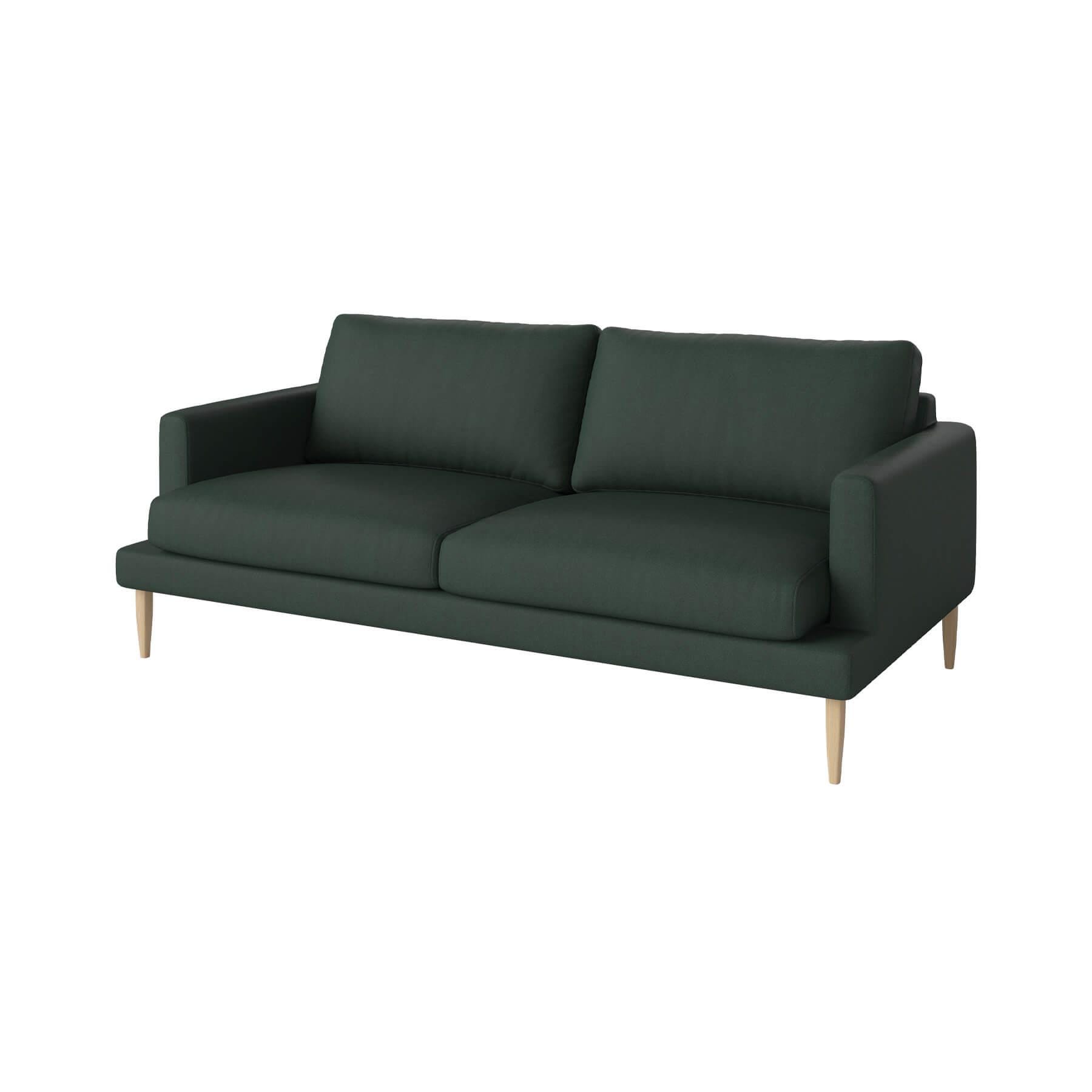 Bolia Veneda Sofa 25 Seater Sofa White Oiled Oak Gaja Dark Green Designer Furniture From Holloways Of Ludlow