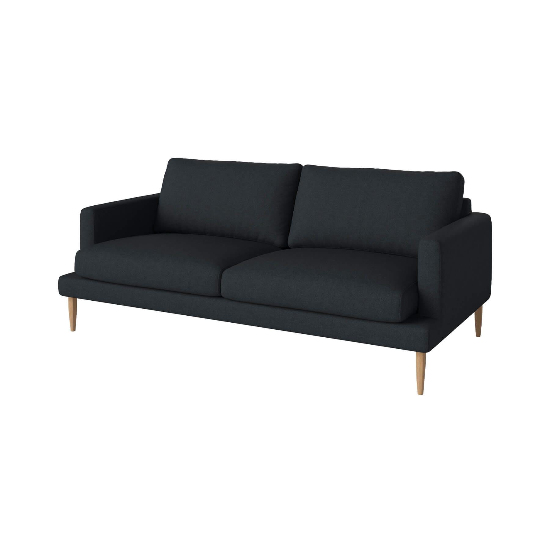 Bolia Veneda Sofa 25 Seater Sofa Oiled Oak Qual Navy Blue Designer Furniture From Holloways Of Ludlow