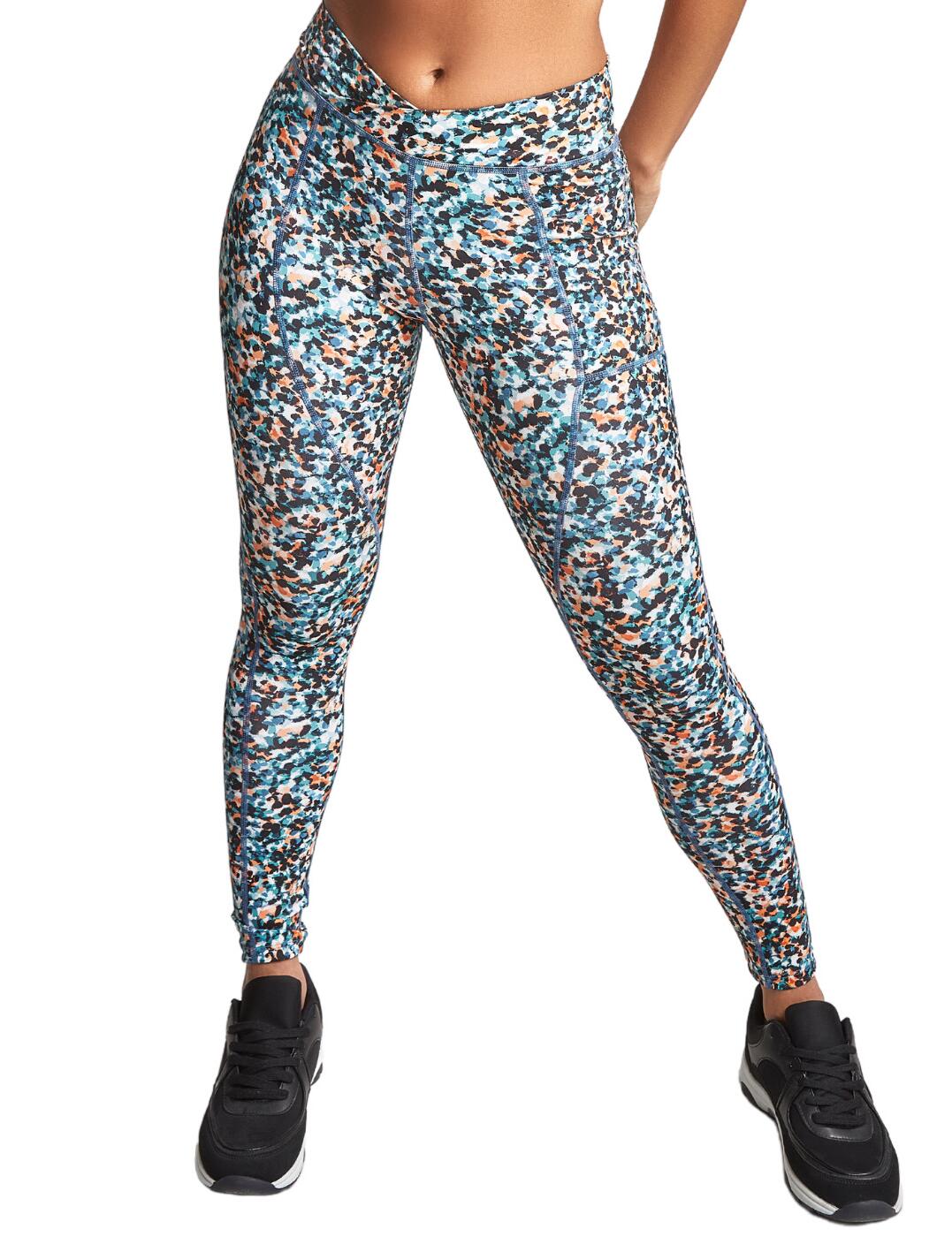 Keep your workout wardrobe on point with the Panache Abstract Animal Range ultra-adapt leggings. They boast a unique, all-over print that ensures you'll turn heads when you hit the gym or step out for a run. These leggings feature a high-rise waist and flattering v-shaped front, designed for maximum comfort and ease of movement. With a full-length style that sits at the ankle, these ultra-adapt leggings are perfect for any activity – from pilates to power walks. Plus, they include a handy pocket at the leg that's ideal for stashing necessities like your phone or keys.  All-over playful print High-rise waist V-shaped front Full-length sitting at the ankle Pocket at the leg Country of origin: Vietnam Composition: 70% Polyamide &pipe; 30% Lycra Adaptive Elastane Listed in UK sizes  60812-105762-1391379 5020 Sports Leggings