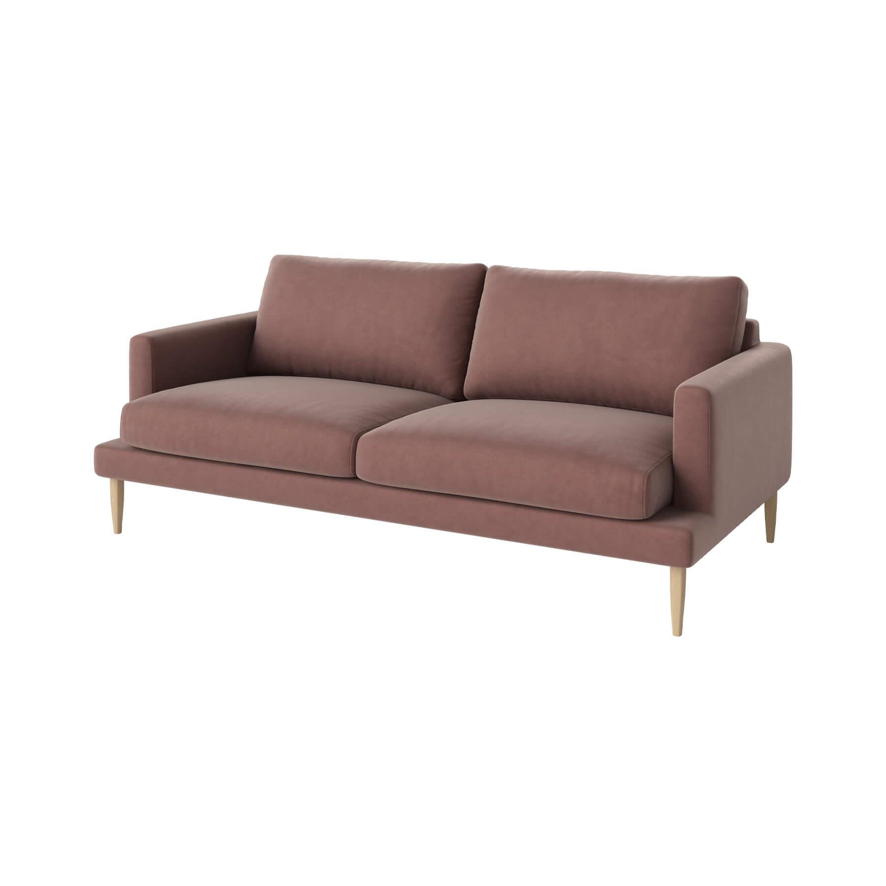 Bolia Veneda Sofa 25 Seater Sofa White Oiled Oak Ritz Light Rosa Pink Designer Furniture From Holloways Of Ludlow