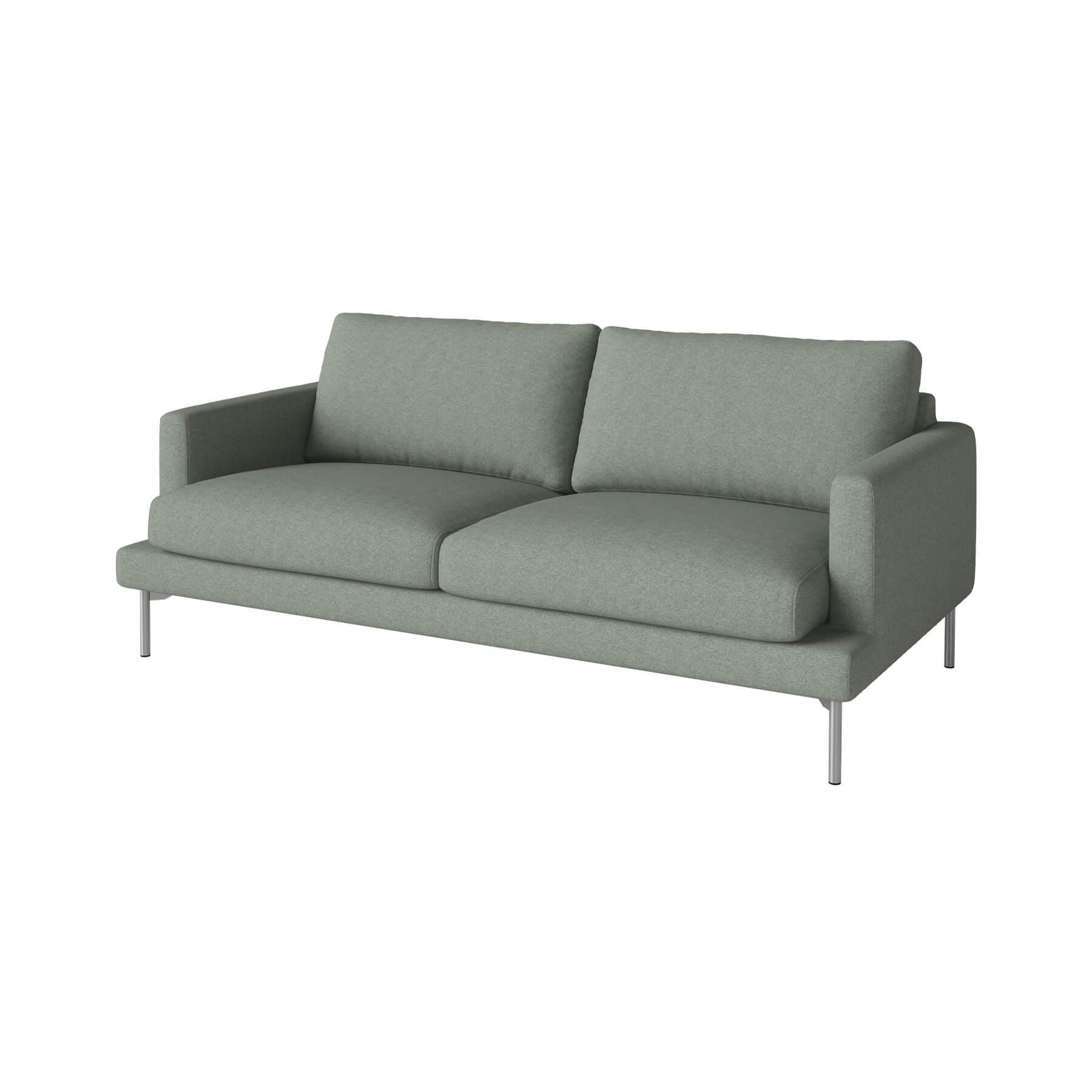 Bolia Veneda Sofa 25 Seater Sofa Brushed Steel Qual Green Designer Furniture From Holloways Of Ludlow