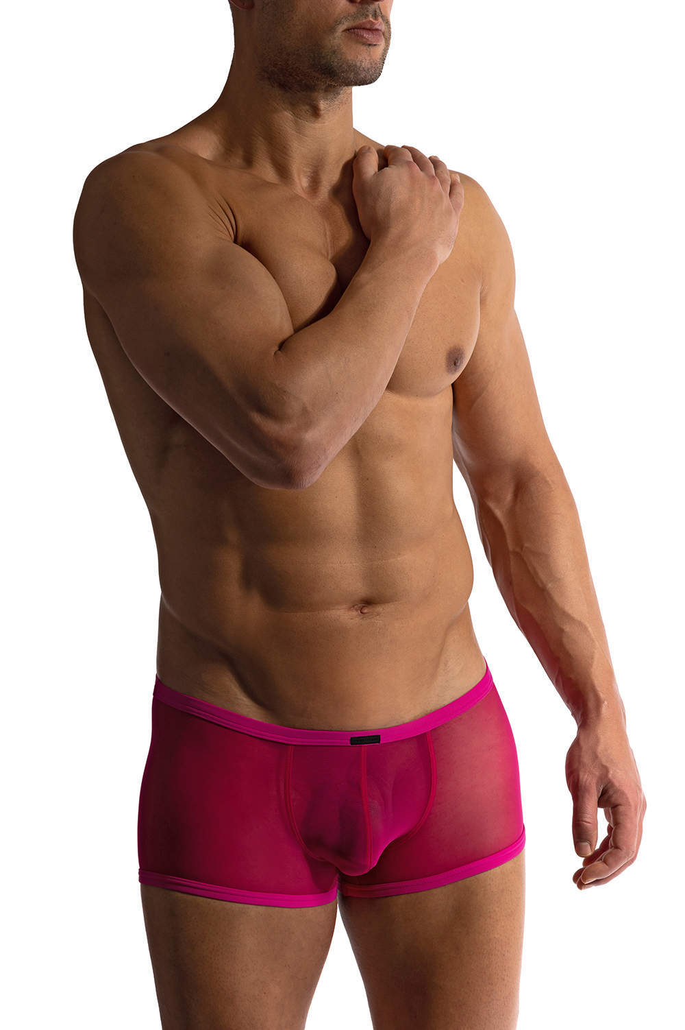 Manstore M2416 Micro Pants men’s underwear boxer briefs in bright colour see through mesh. Shop sexy male trunk shorts – more online. Ship worldwide