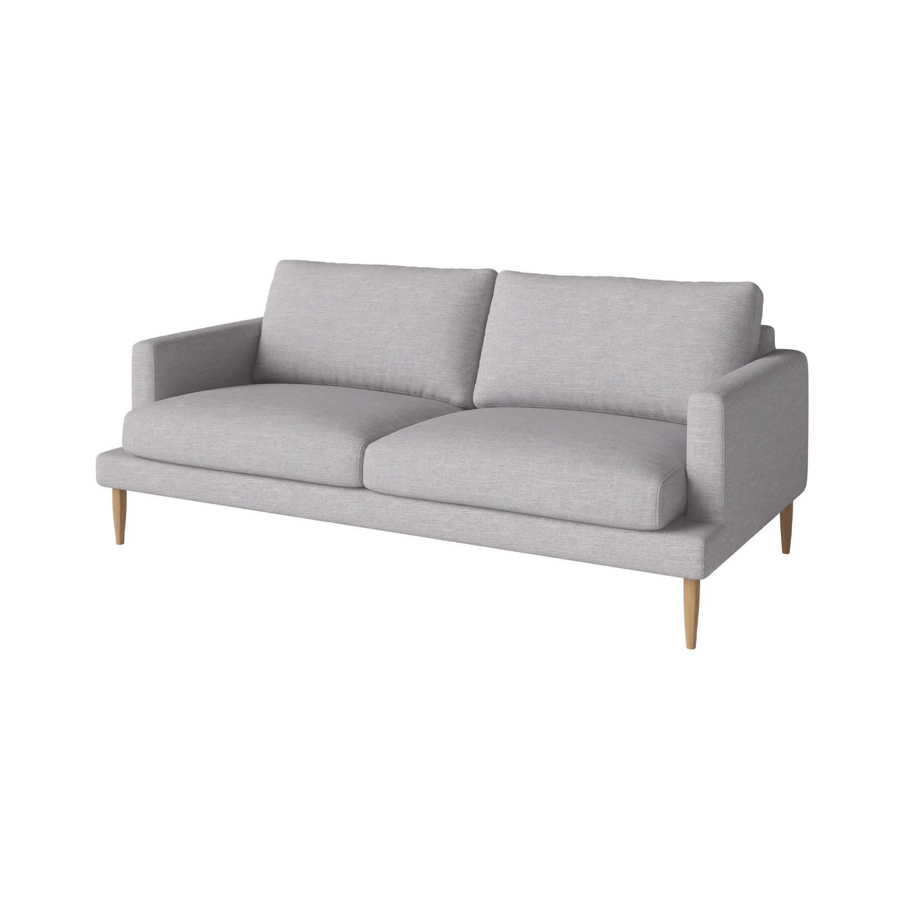 Bolia Veneda Sofa 25 Seater Sofa Oiled Oak Baize Light Grey Designer Furniture From Holloways Of Ludlow