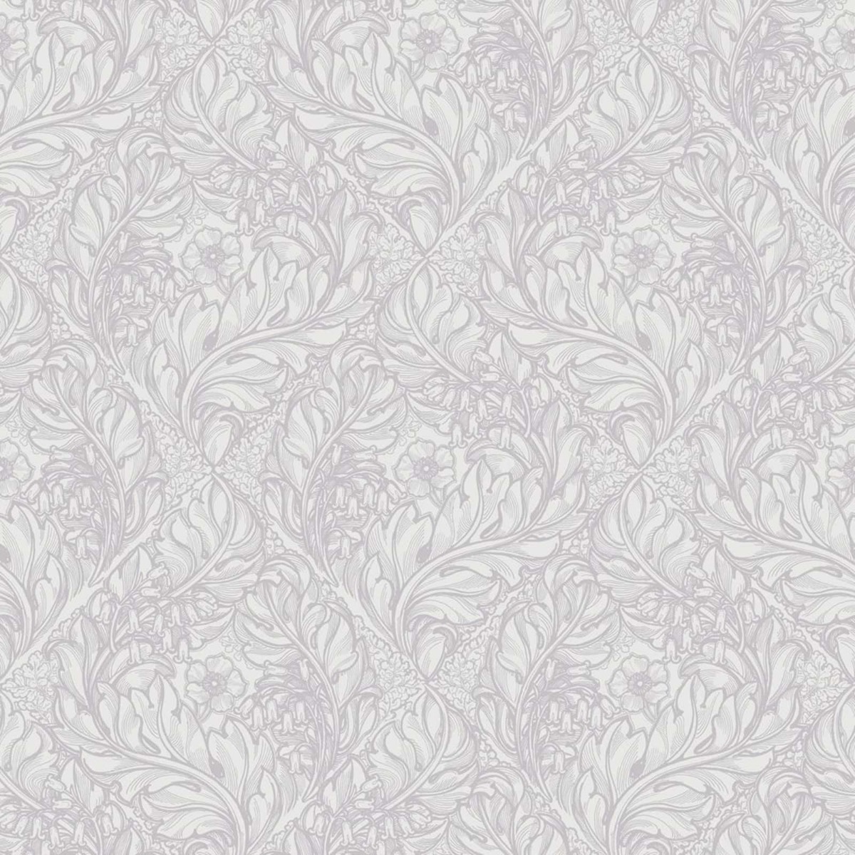 Galerie Off The Wall Floral Silver Grey Wallpaper LB25104, Silver