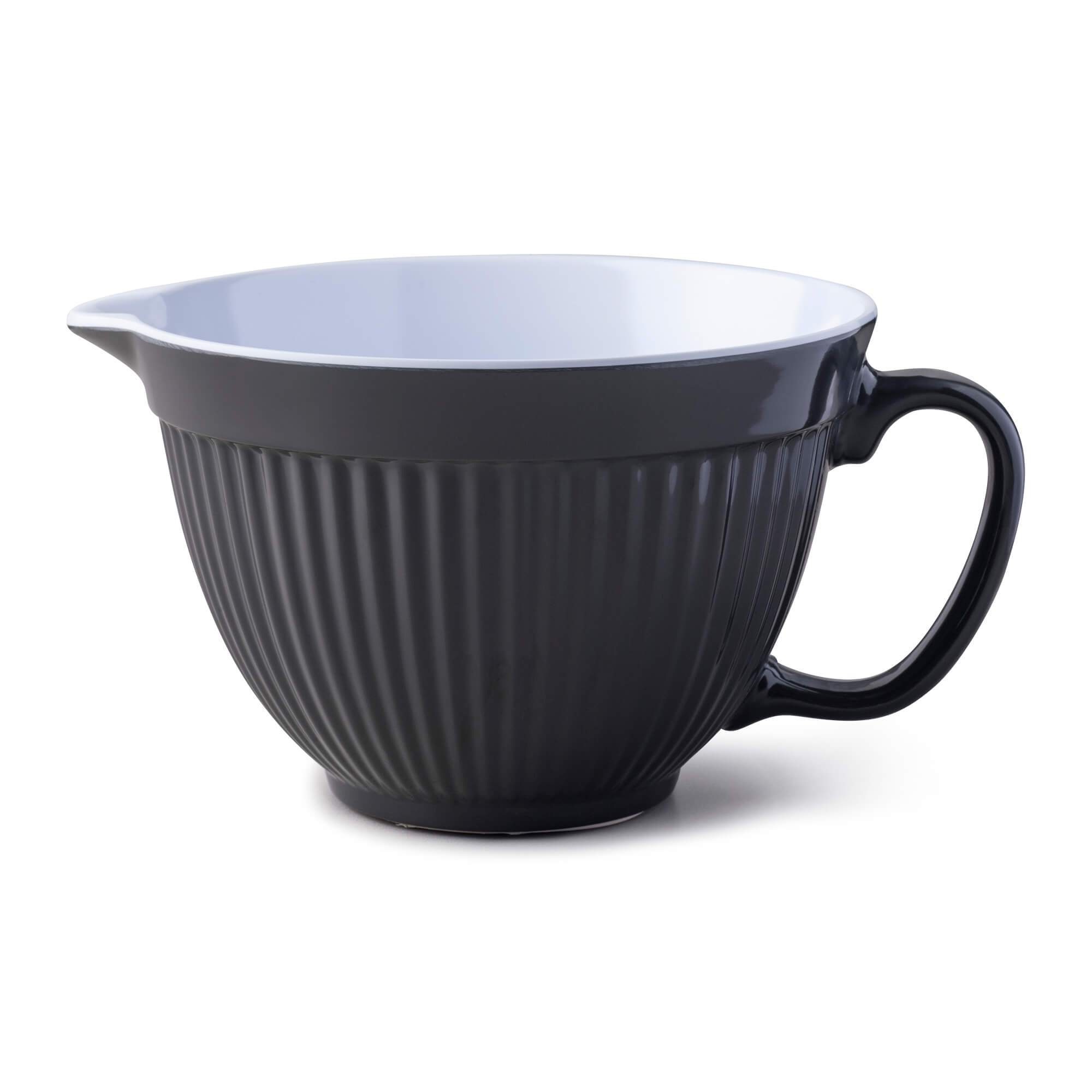 Zeal Premium Melamine Mixing Bowl Jug, Dark Grey