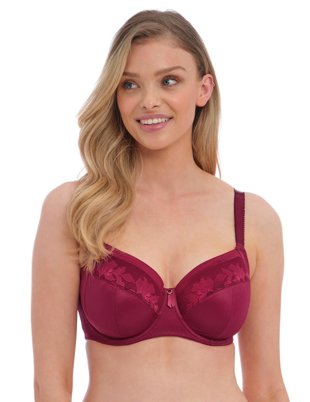 Try on this beautiful Illusion bra from Fantasie and allow your everyday comfort to exude a chic style. The simplistic design is decorated with eye-catching embroidery on top of the cups above which is a stretch finish for the utmost comfortable experience. The side support panels ensure that your bust is secure and, together with the underwired design, allow for a forward projection and flattering uplifted look. Adjustable shoulder straps and traditional hook and eye back closure will enable you to adapt this bra to your most comfortable fit.  Side support panels Full-cup design Ribbon decoration in the centre Embroidered panels on the top cups Adjustable shoulder straps Hook and eye back closure Wired Non-padded Matching coordinates available Country of origin: Tunisia Composition: 85% Nylon/Polyamide &pipe; 15% Elastane Listed in UK sizes  57733-101808-1320257 2982 Side Support Bra