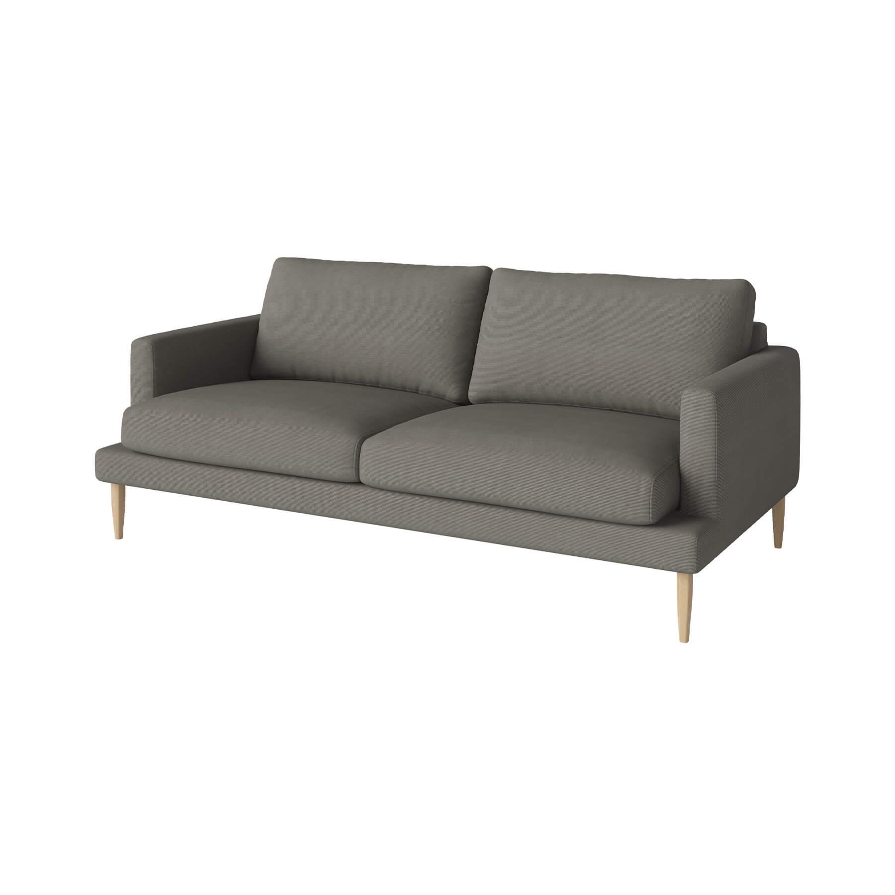 Bolia Veneda Sofa 25 Seater Sofa White Oiled Oak Linea Grey Brown Designer Furniture From Holloways Of Ludlow