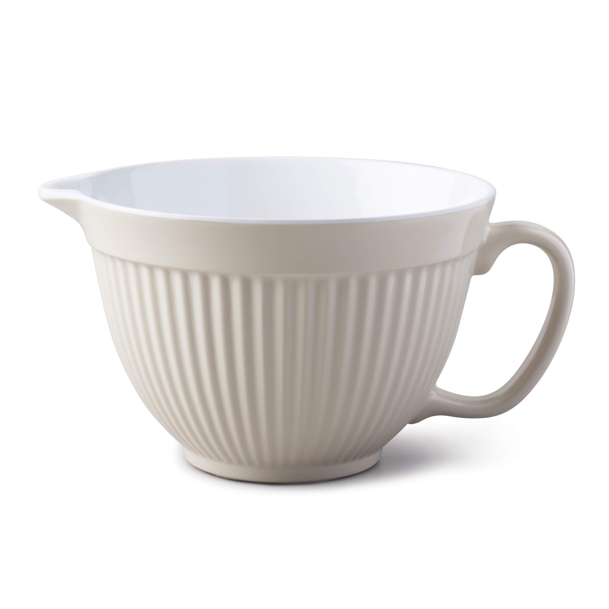 Zeal Premium Melamine Mixing Bowl Jug, Cream