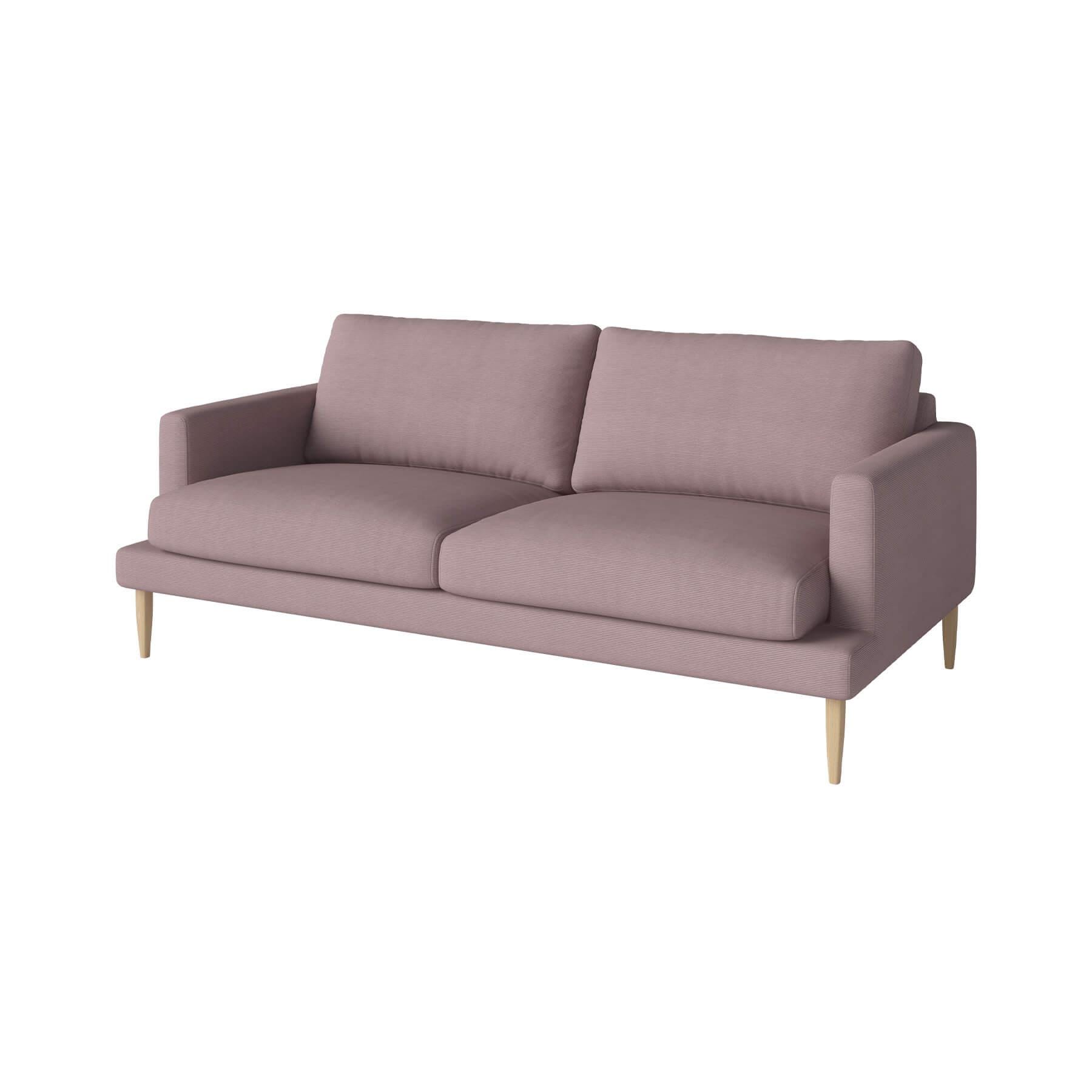 Bolia Veneda Sofa 25 Seater Sofa White Oiled Oak Linea Rosa Pink Designer Furniture From Holloways Of Ludlow