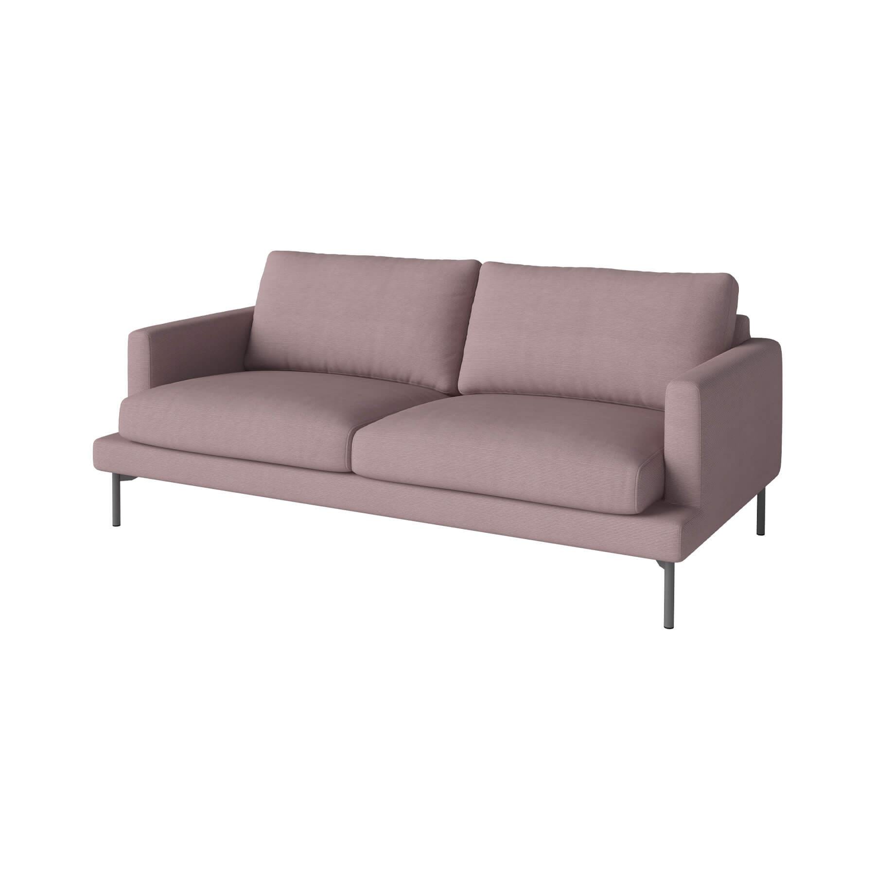 Bolia Veneda Sofa 25 Seater Sofa Grey Laquered Steel Linea Rosa Pink Designer Furniture From Holloways Of Ludlow