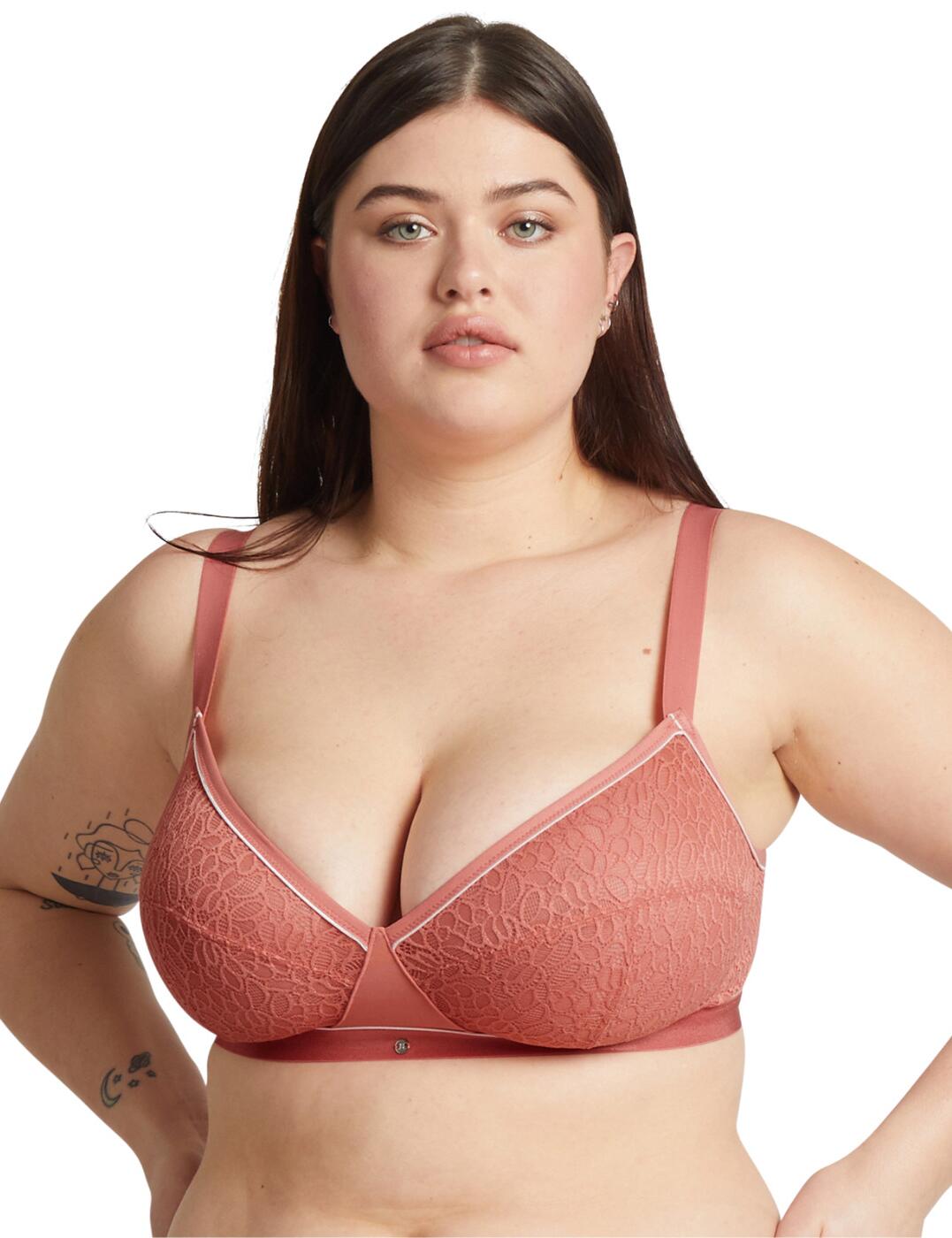 This Just Couture soft bra by Bestform does as it's described, it wraps your breasts in a dream of silky smoothness. Soft materials were used in crafting this bra to allow you to have an enjoyable experience throughout the day with non-restrictive materials leaving you to feel free and move as you'd like. Not only is the bra super comfortable but also gorgeous due to its exquisite lace design that smothers the cups, leaving behind a semi-sheer design. It has non-padded cups that create a plunging neckline that showcases your gorgeous bust while the non-wired feature keeps your natural shape and an enhanced comfortable fit. Wide adjustable straps with a strong under band create a huge sense of security and support along with the hook and eye fastening.  Floral lace design Soft, comfortable wear Plunge neckline, exposing your chest Wide adjustable straps with a thick waistband Hook and eye fastening Non-padded for extra comfort Wireless Country of origin: China Composition: 86% Polyamide &pipe; 14% Elastane Listed in UK sizes  57749-101836-1324705 11488 Soft bra