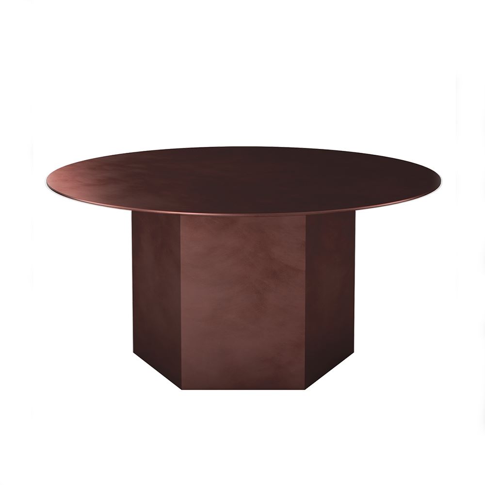 Epic Coffee Table Steel Medium Earthy Red Steel