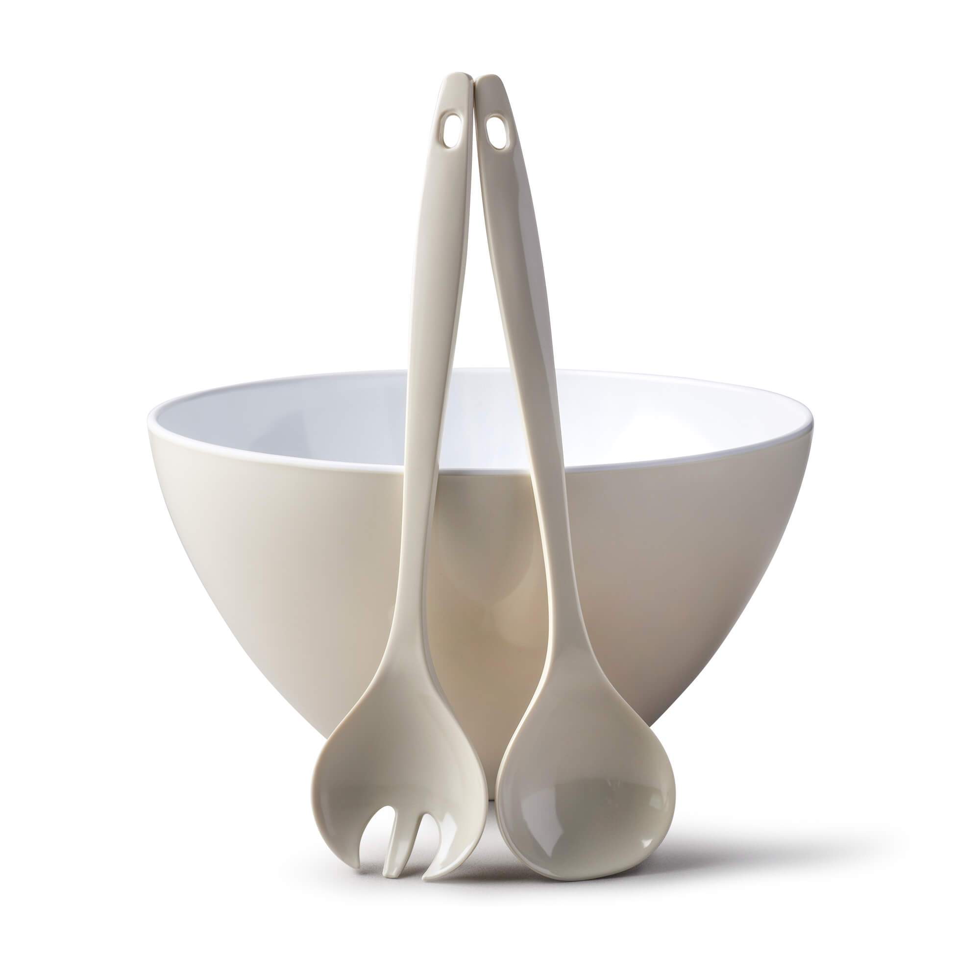 Zeal Melamine Salad Bowl 26cm in Cream