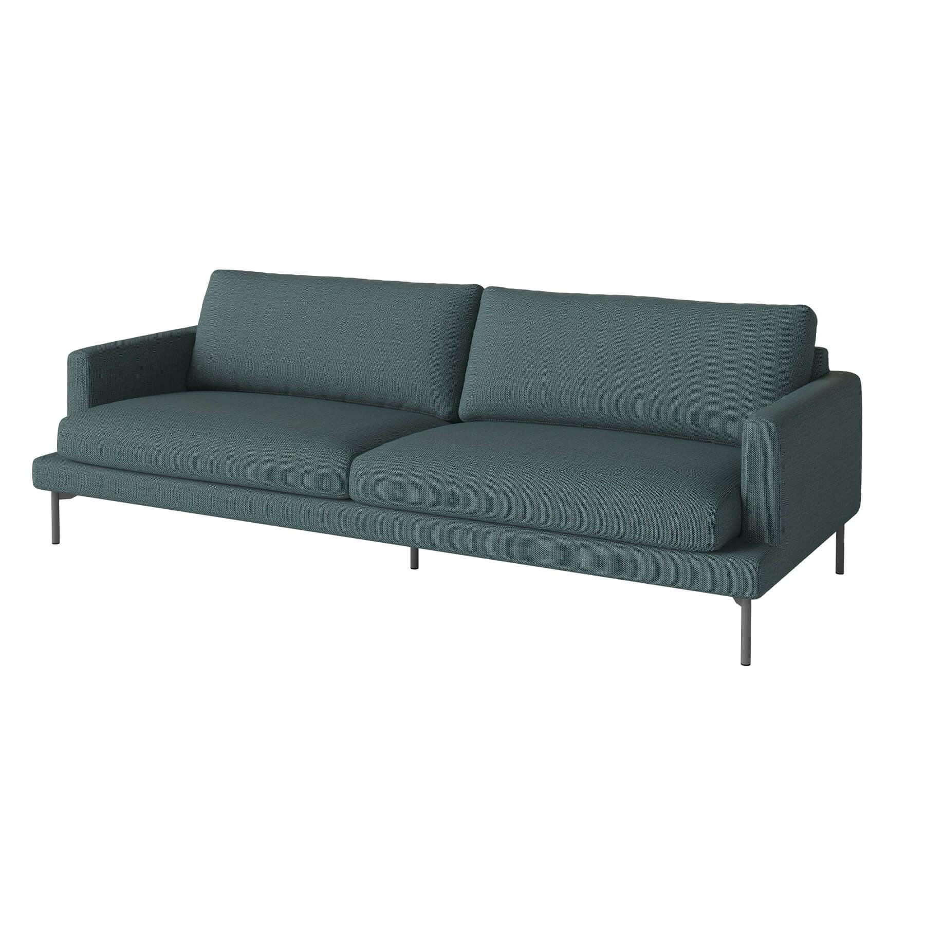 Bolia Veneda Sofa 3 Seater Sofa Grey Laquered Steel London Sea Green Designer Furniture From Holloways Of Ludlow