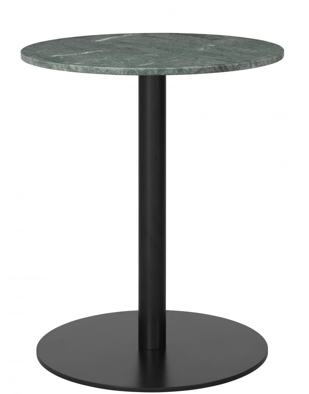 Gubi 10 Table Round Marble 60 Black Basedining Table Green