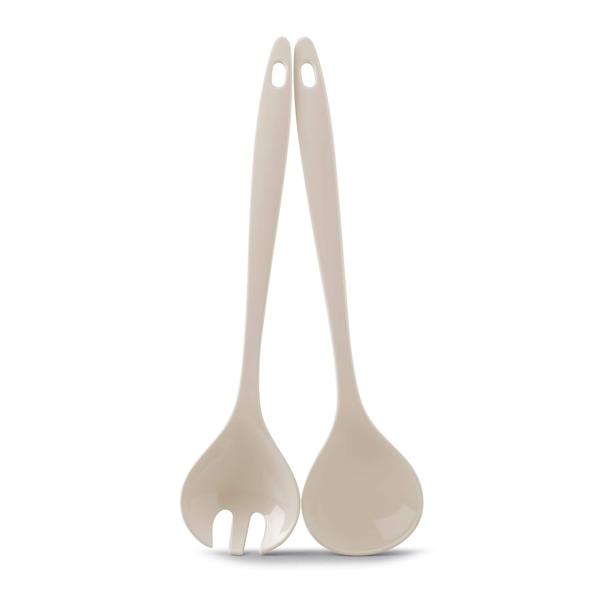 Zeal Melamine 2-Piece Salad Servers Set Cream Cream