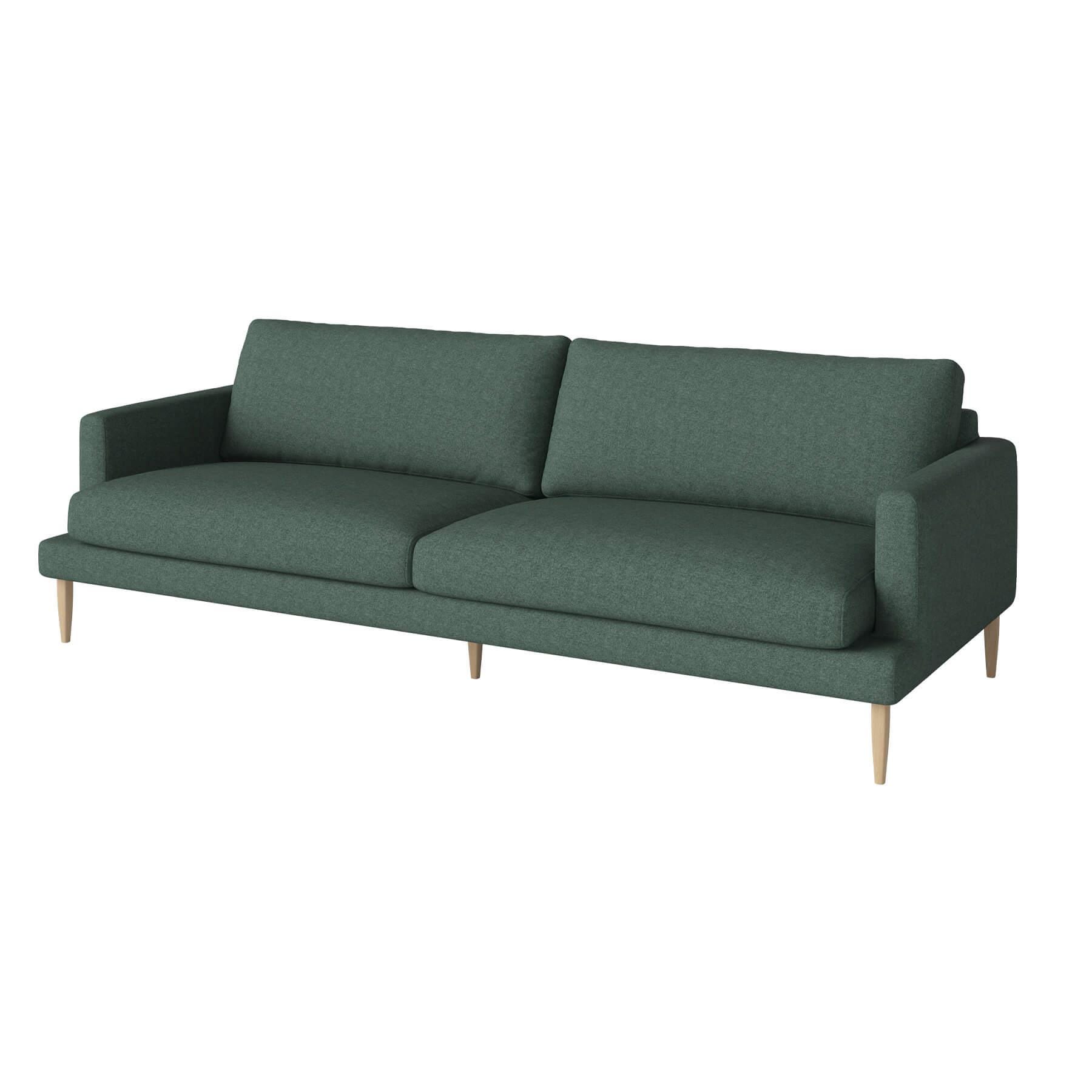 Bolia Veneda Sofa 3 Seater Sofa White Oiled Oak Qual Sea Green Designer Furniture From Holloways Of Ludlow