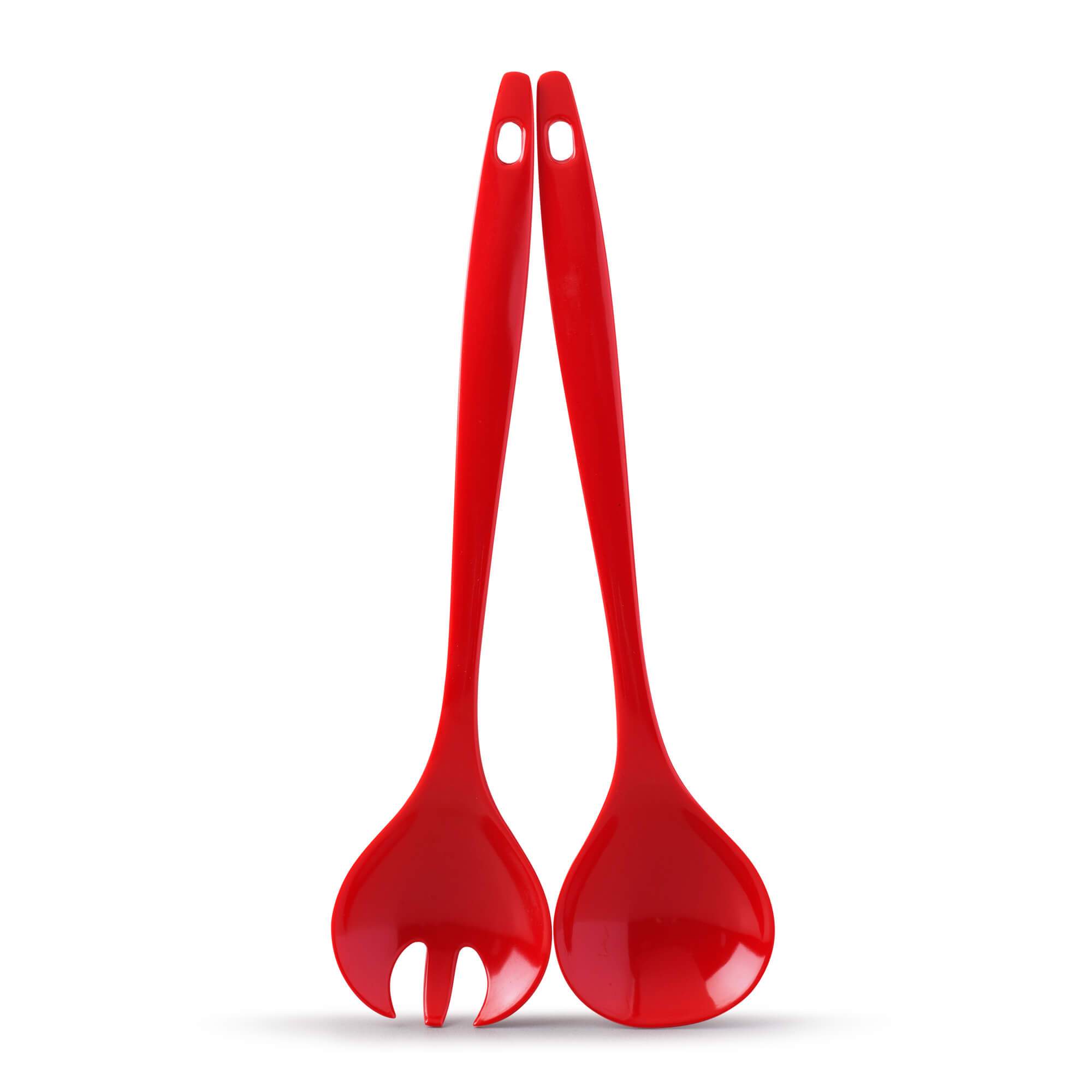 Zeal Melamine 2-Piece Salad Servers Set Red Red