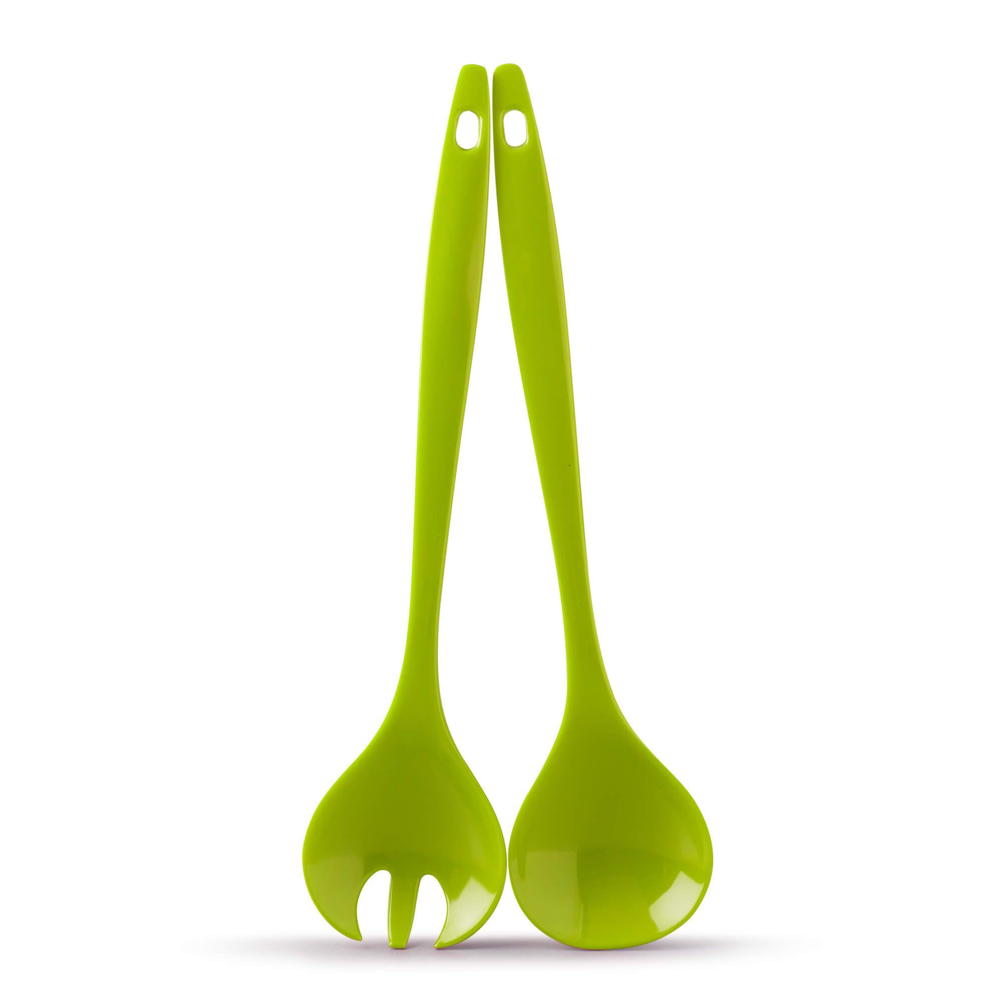 Zeal Melamine 2-Piece Salad Servers Set Green Lime Green