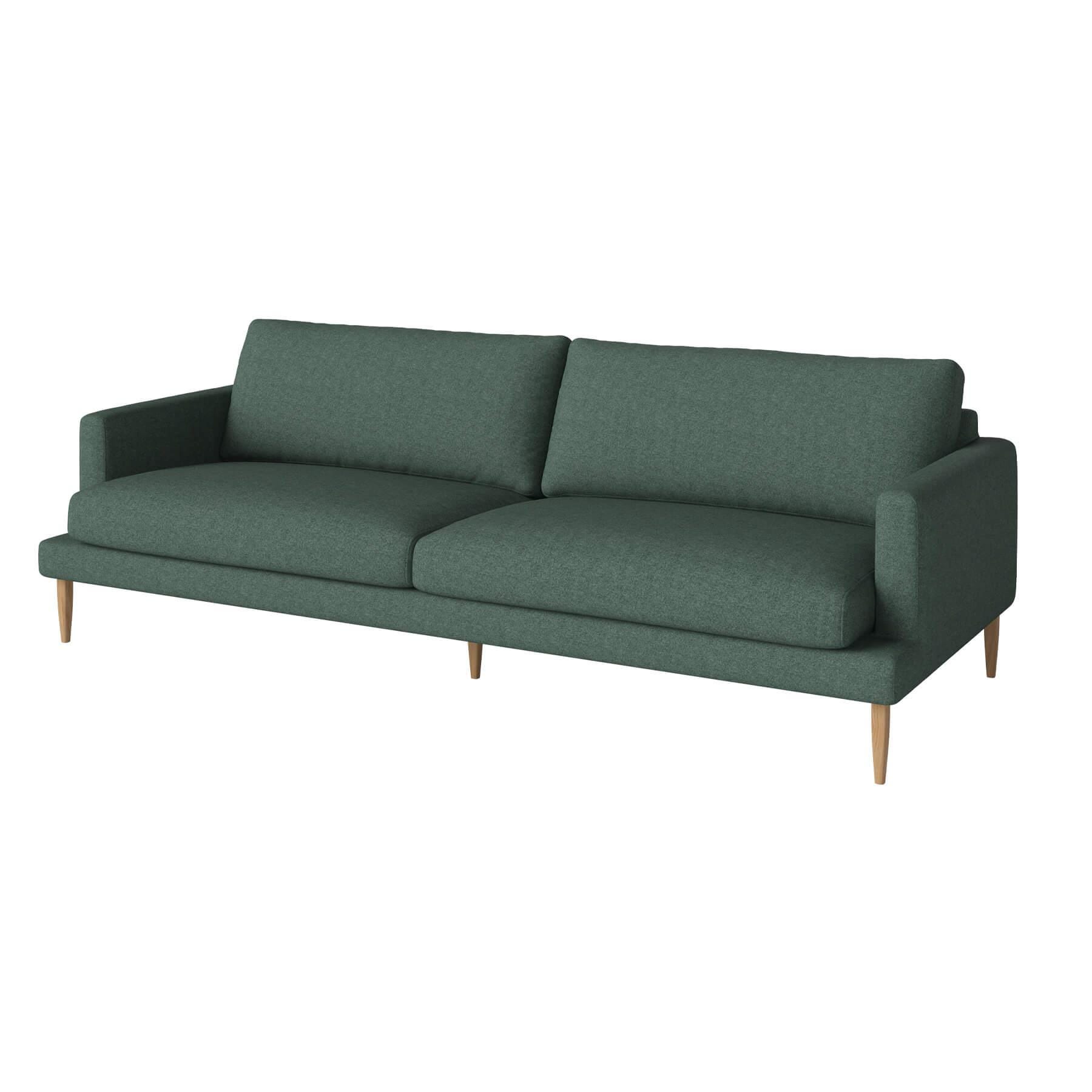 Bolia Veneda Sofa 3 Seater Sofa Oiled Oak Qual Sea Green Designer Furniture From Holloways Of Ludlow