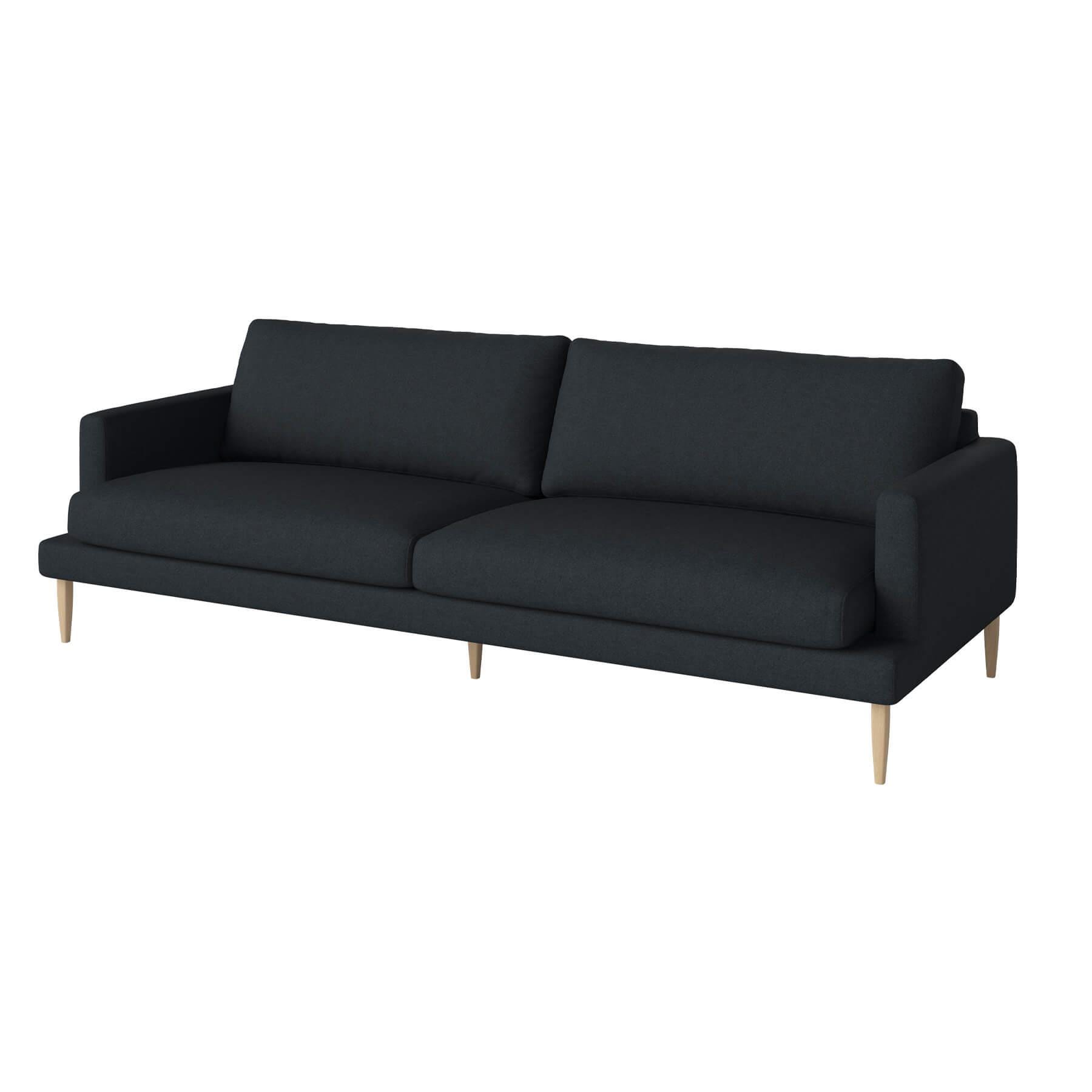 Bolia Veneda Sofa 3 Seater Sofa White Oiled Oak Qual Navy Blue Designer Furniture From Holloways Of Ludlow