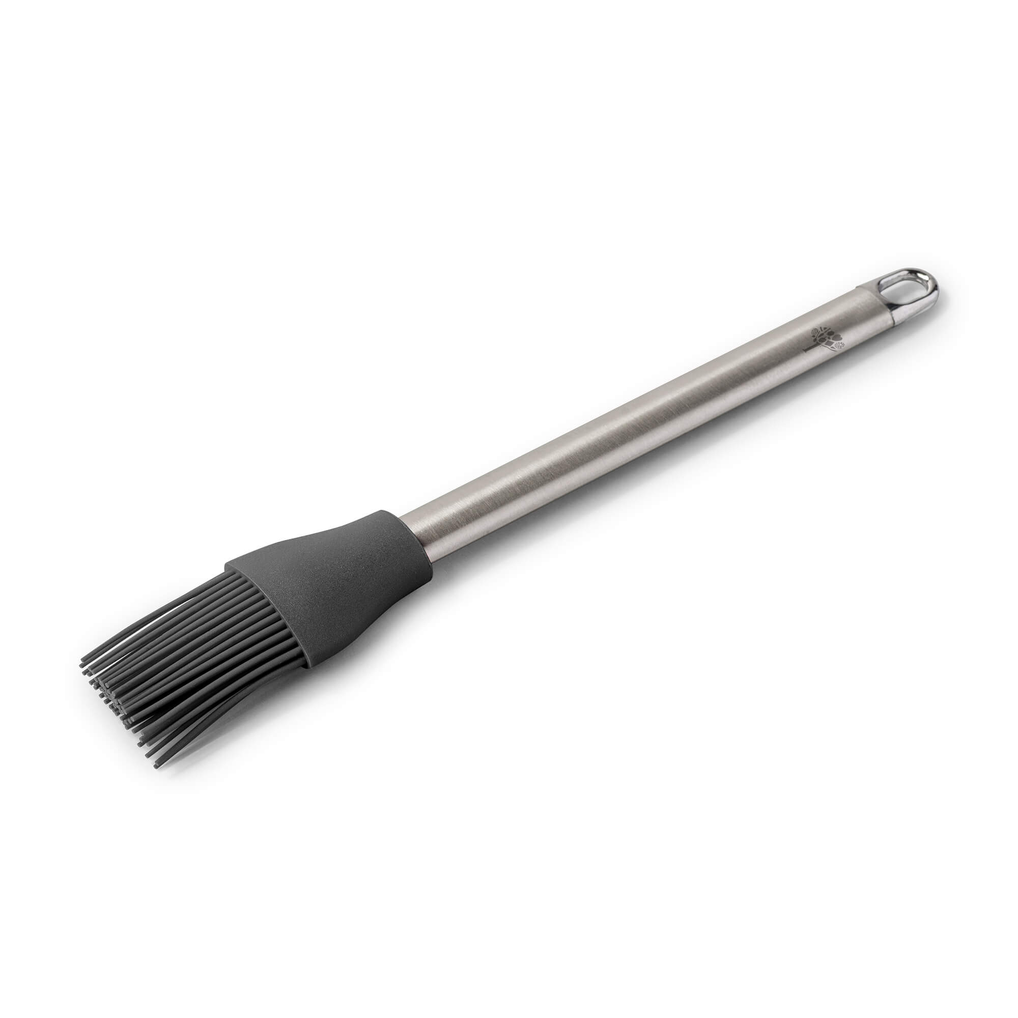 Zeal Silicone Basting Brush with Stainless Steel Handle in Dark Grey